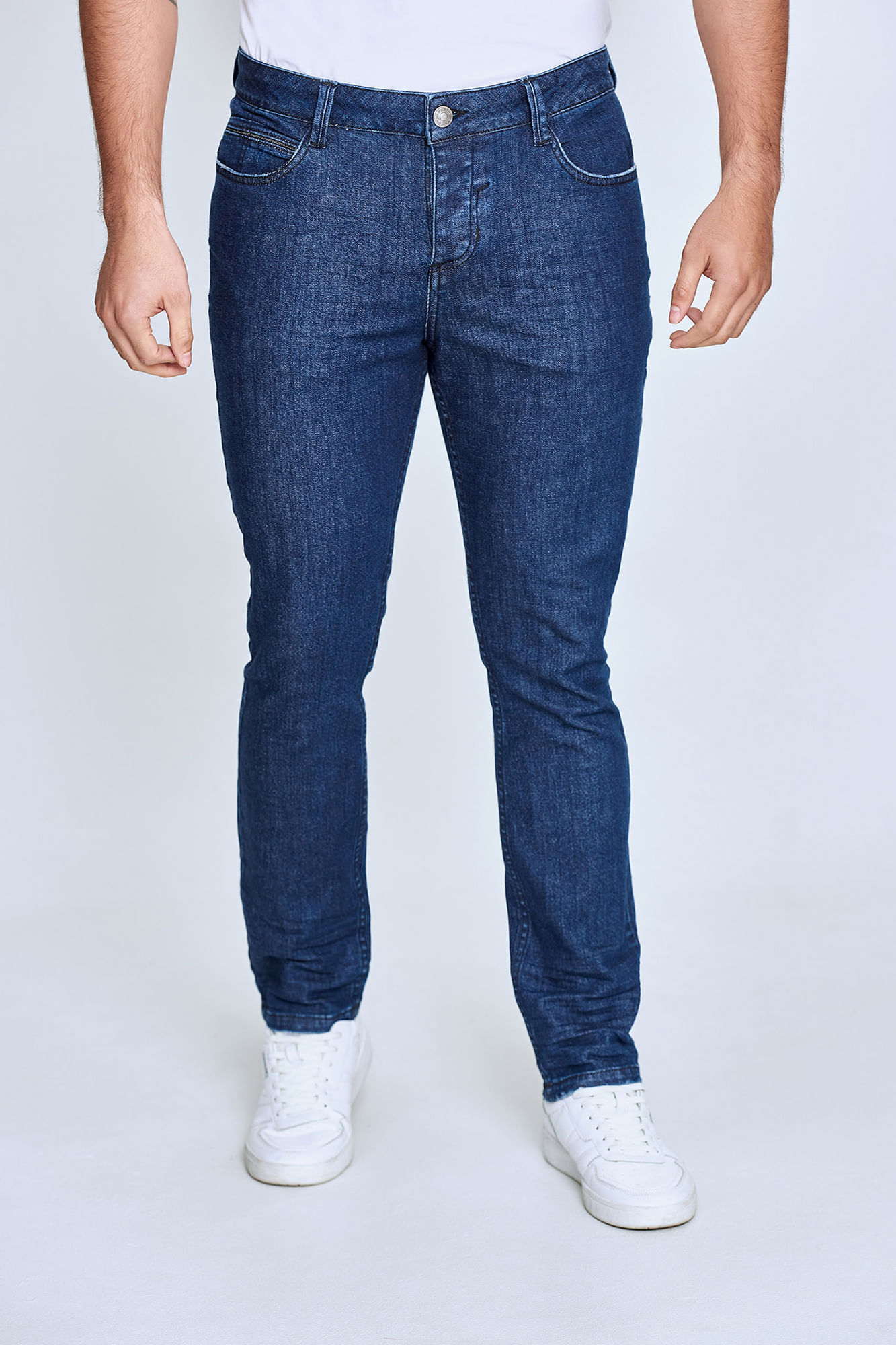 Jean Skinny Color Azul oscuro Para Hombre