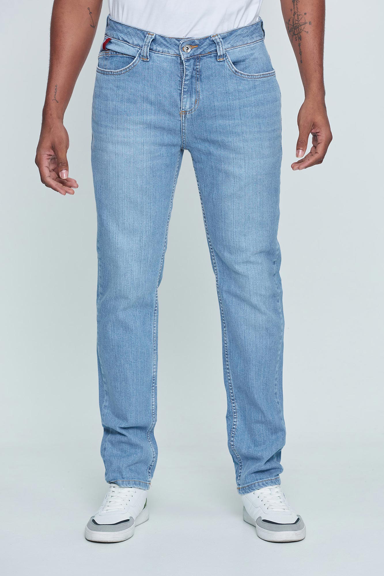 Jean Regular Color Azul claro Para Hombre