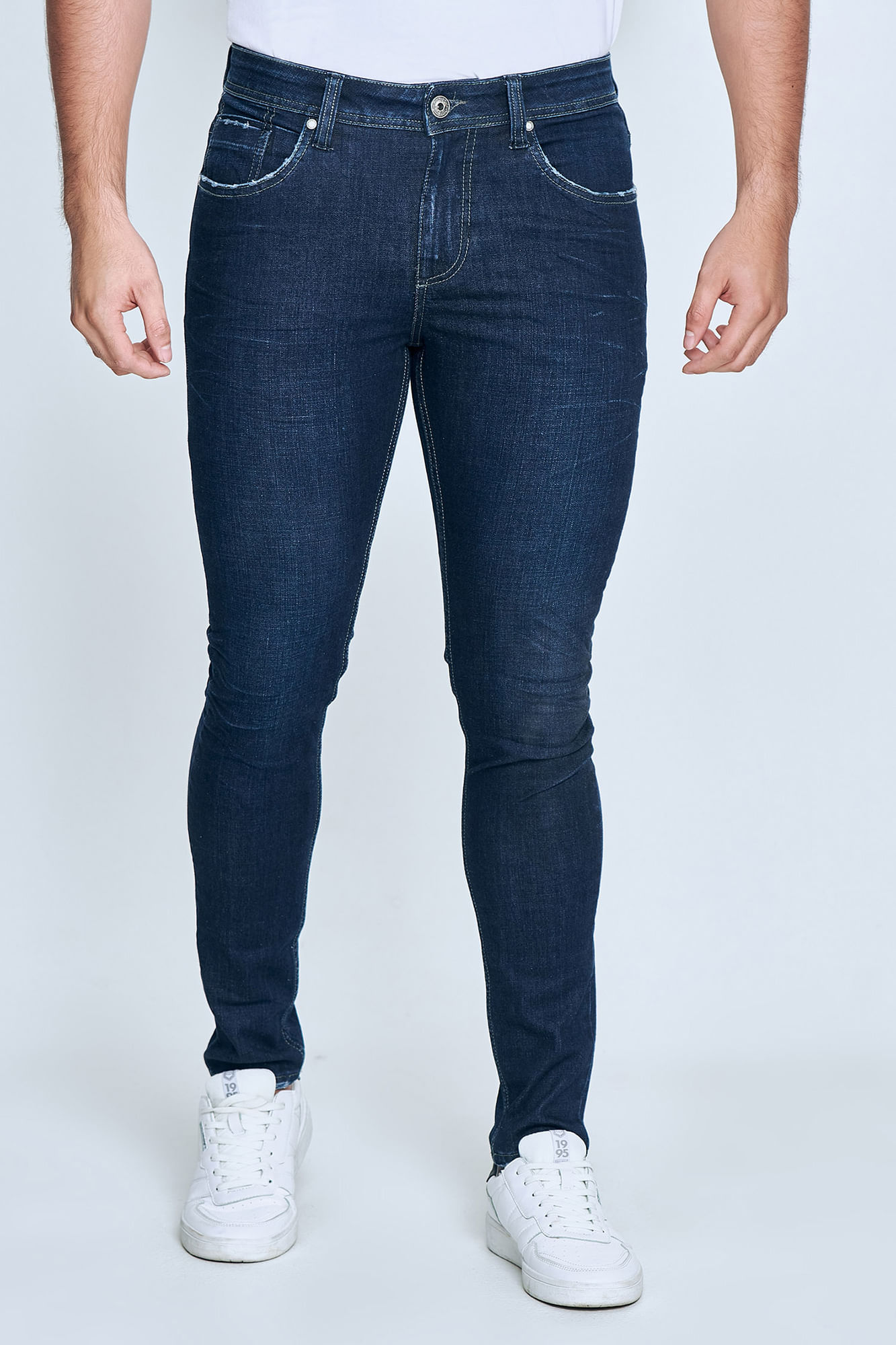 Jean Skinny Color Azul industry Para Hombre