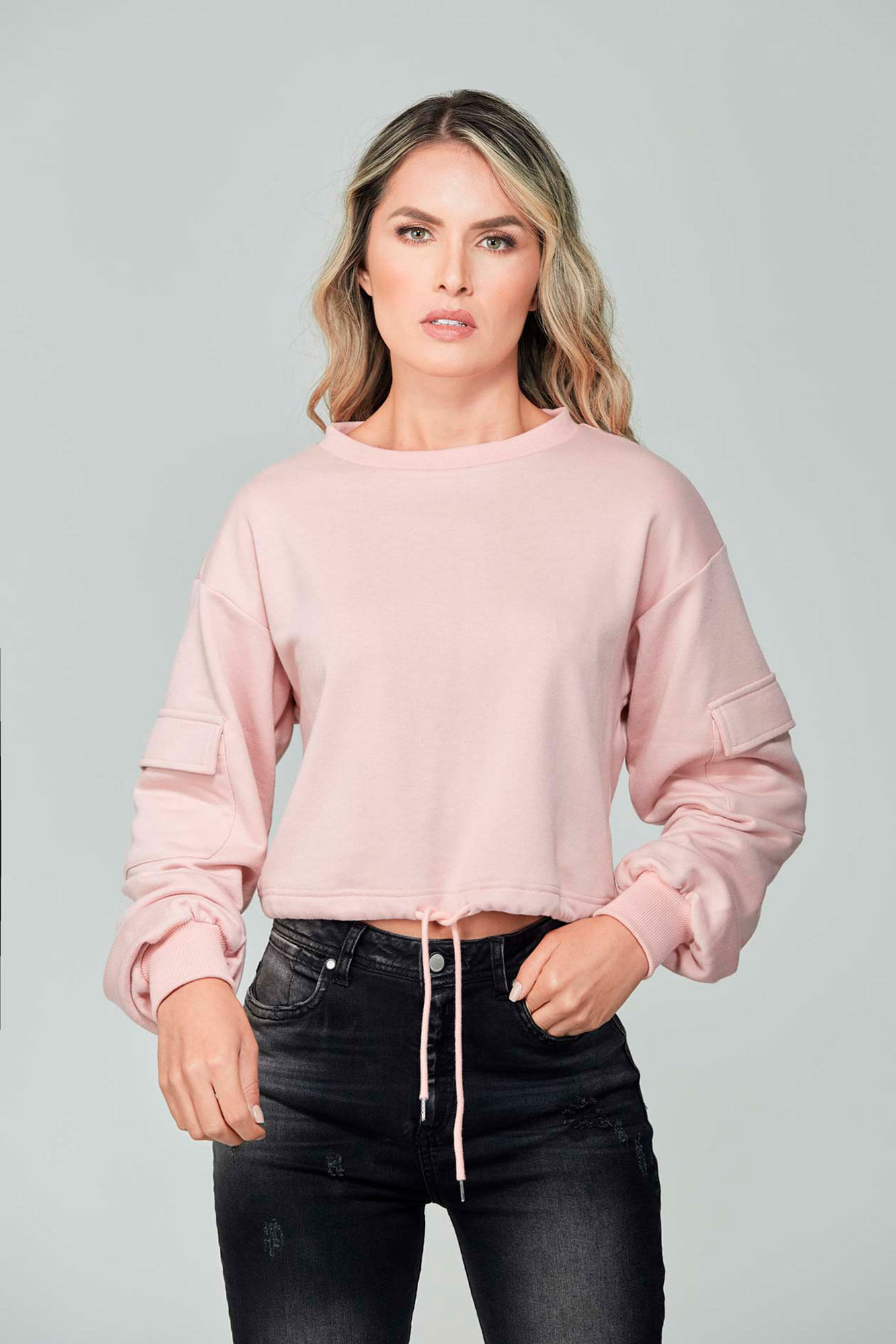 Buzo Cerrado Color Guayaba Para Mujer