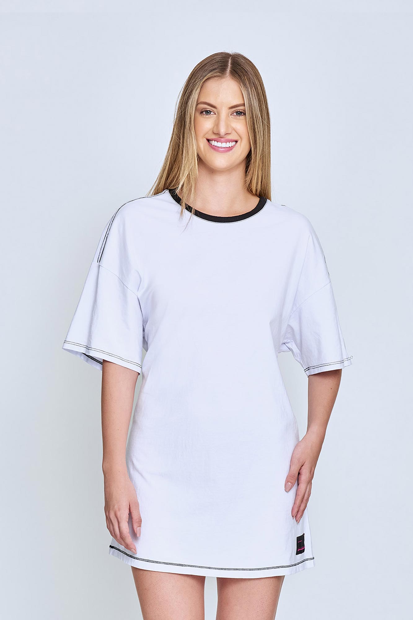Vestido Corta Color Blanco optico Para Mujer