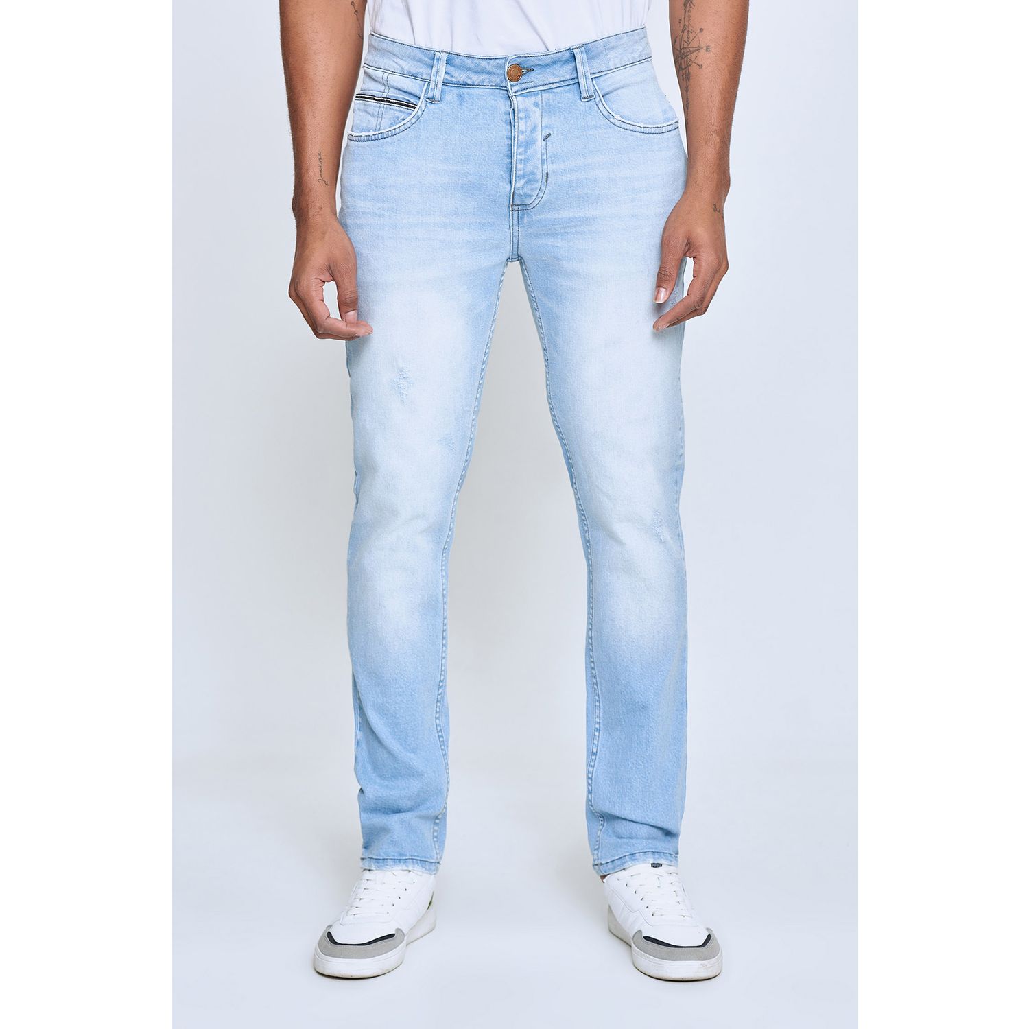 JEAN SLIM COLOR AZUL CLARO PARA HOMBRE quest