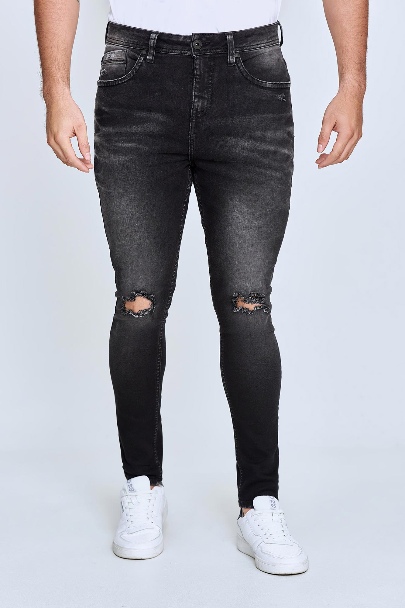 Jean Carrot Color Negro Para Hombre