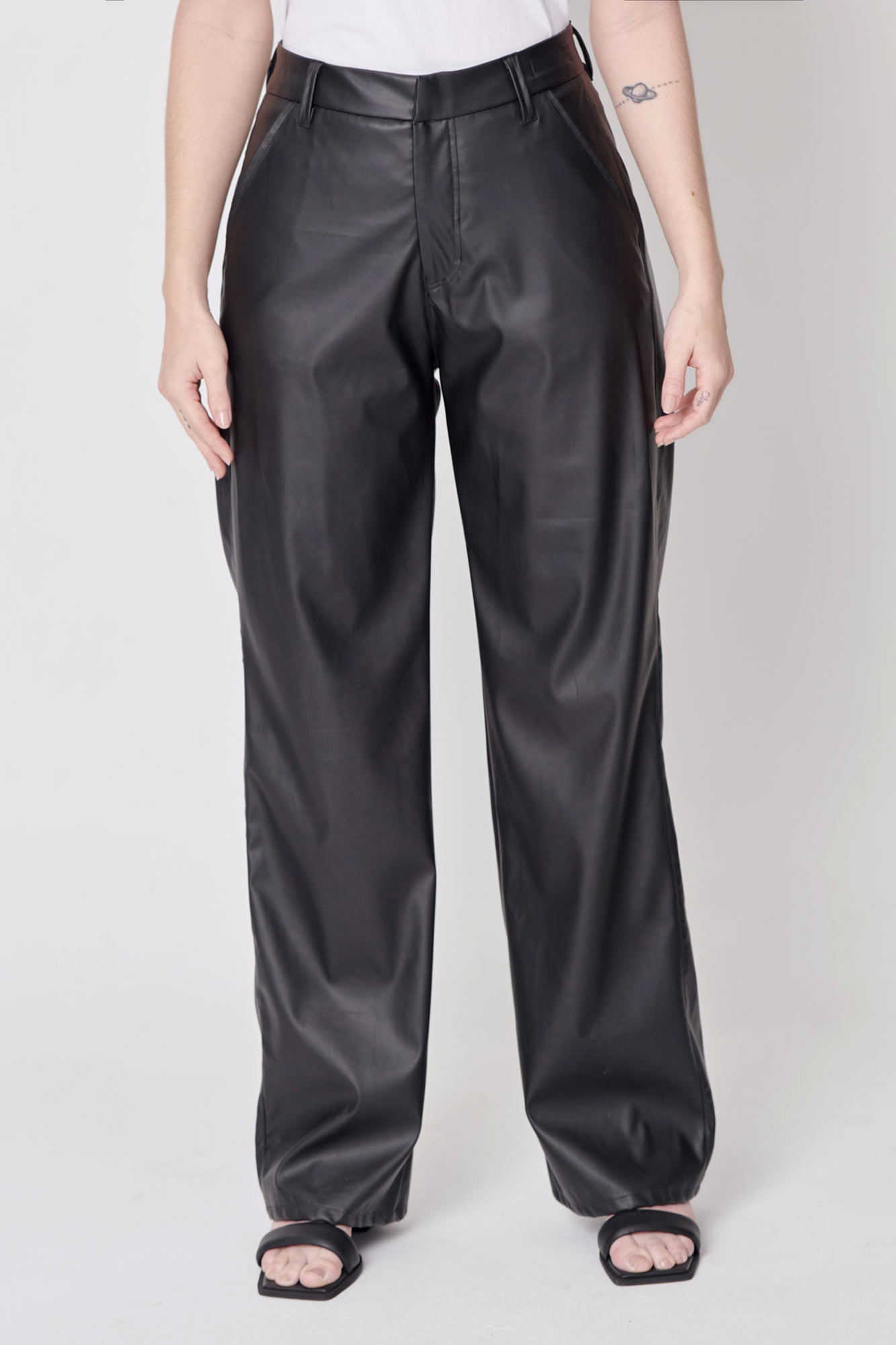 Pantalon 5 Bolsillos Color Negro Para Mujer