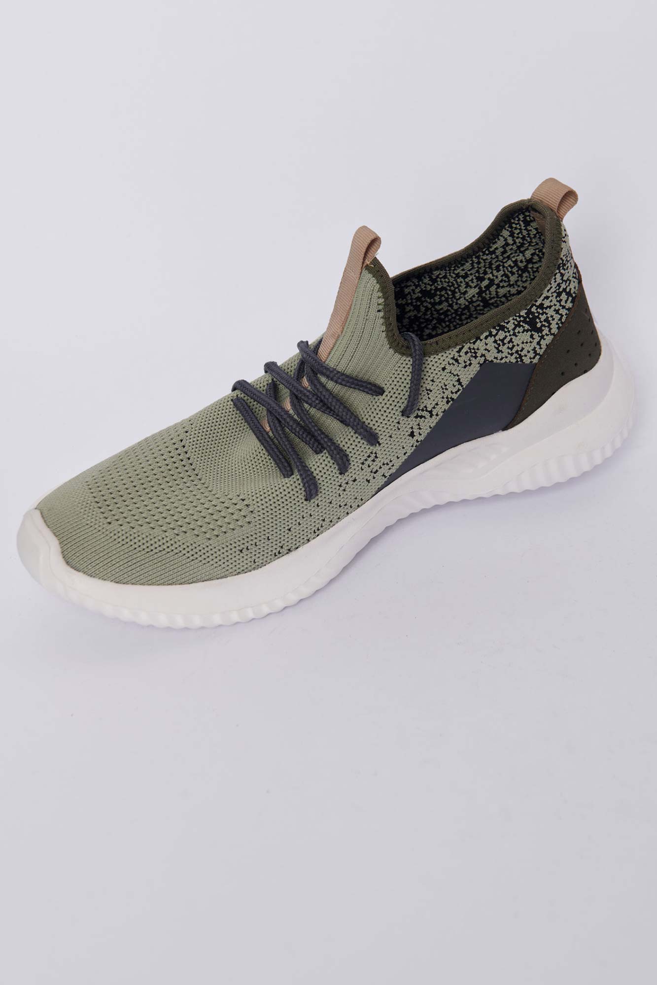 Zapatos Tenis Color Verde Militar Para Hombre