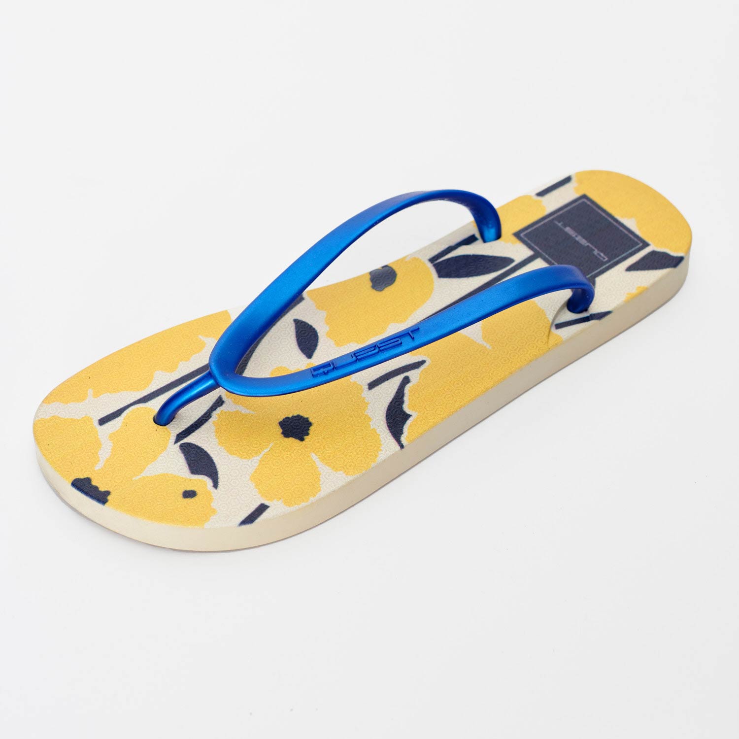 Sandalias Tres Puntadas Color Amarillo Para Mujer
