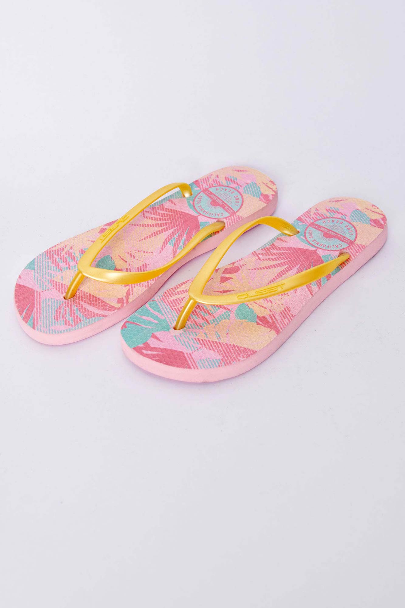 Sandalias Tres Puntadas Color Rosado Claro Para Mujer