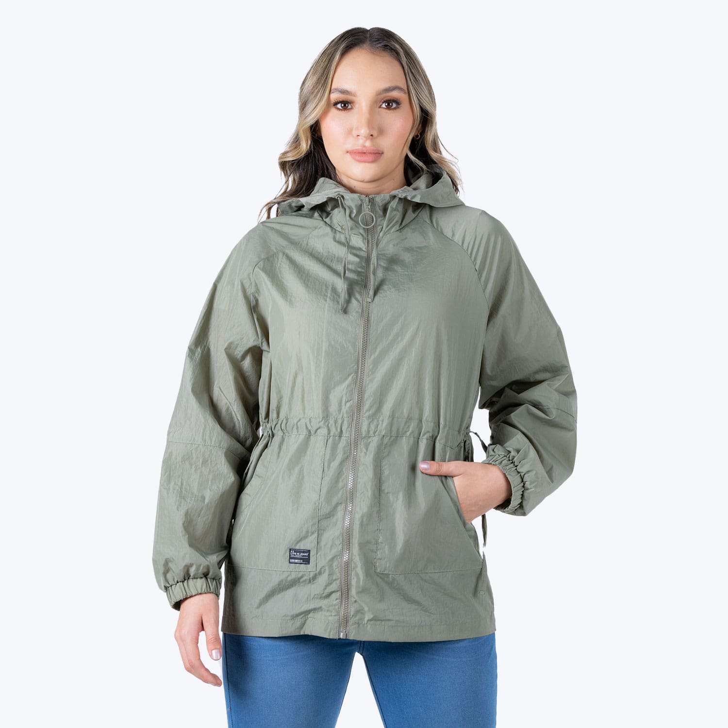 Chaqueta Gaban Color Dark Ivy Para Mujer