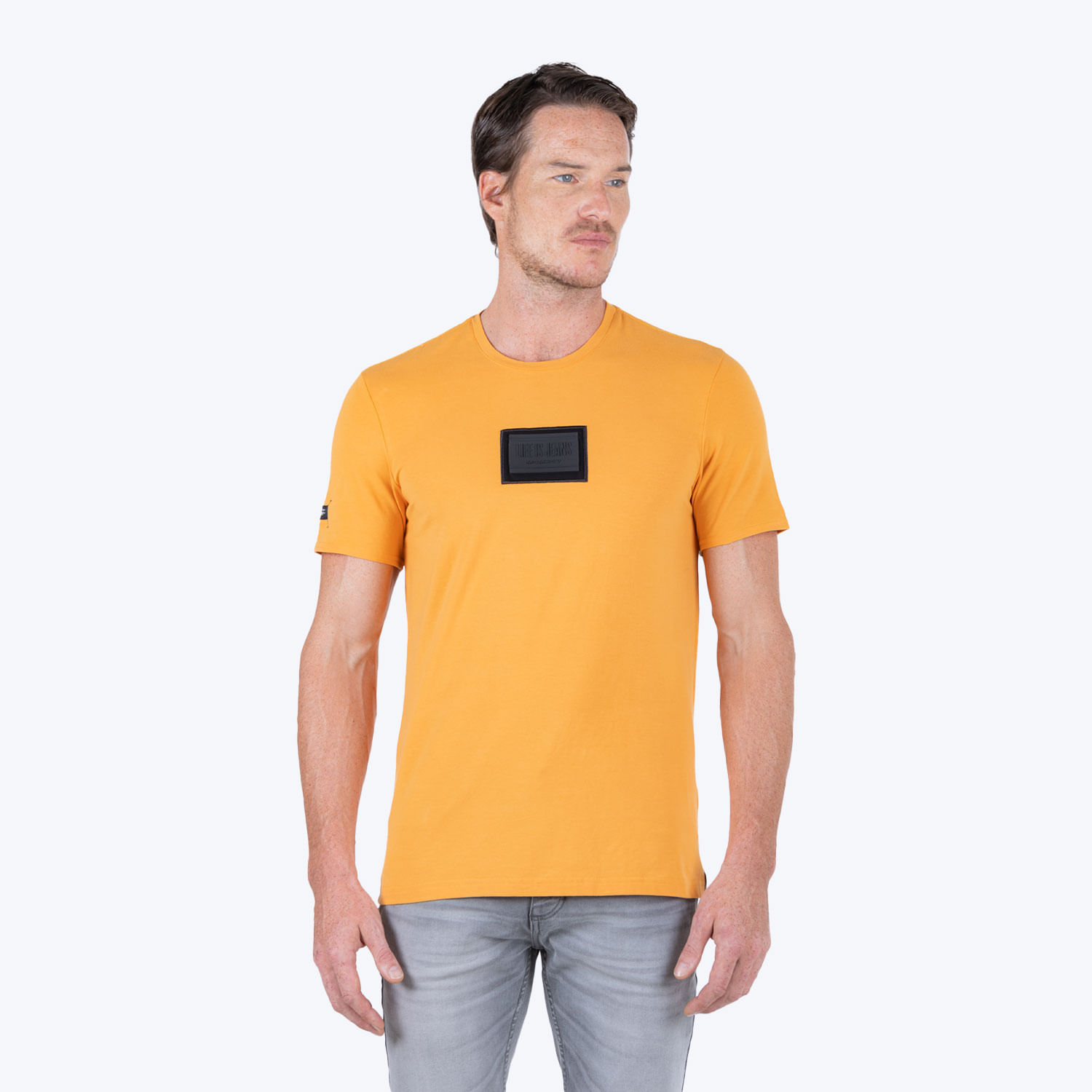 Camiseta Premium Manga Corta Color Nugget Para Hombre