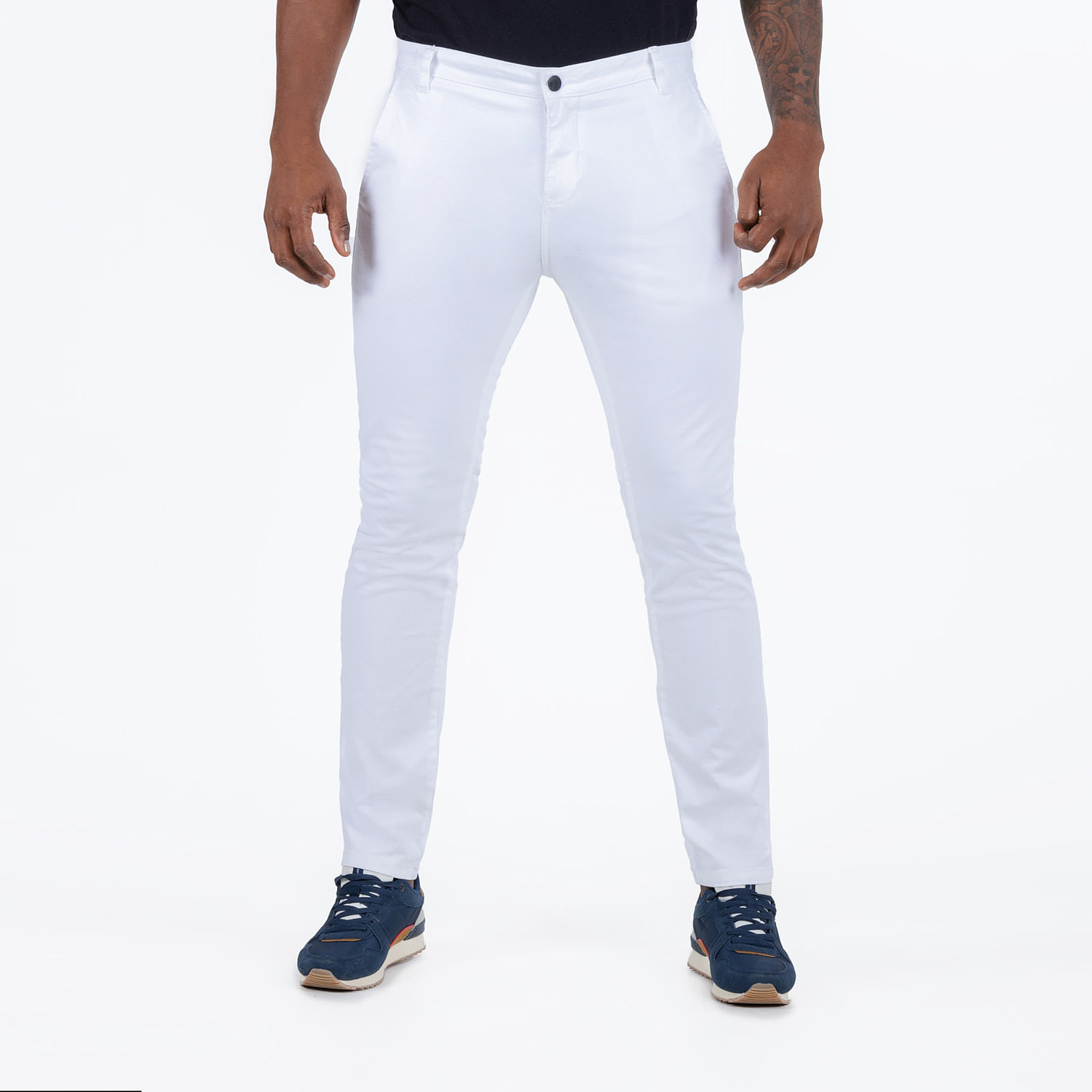 Pantalon Chino Color Blanco Para Hombre