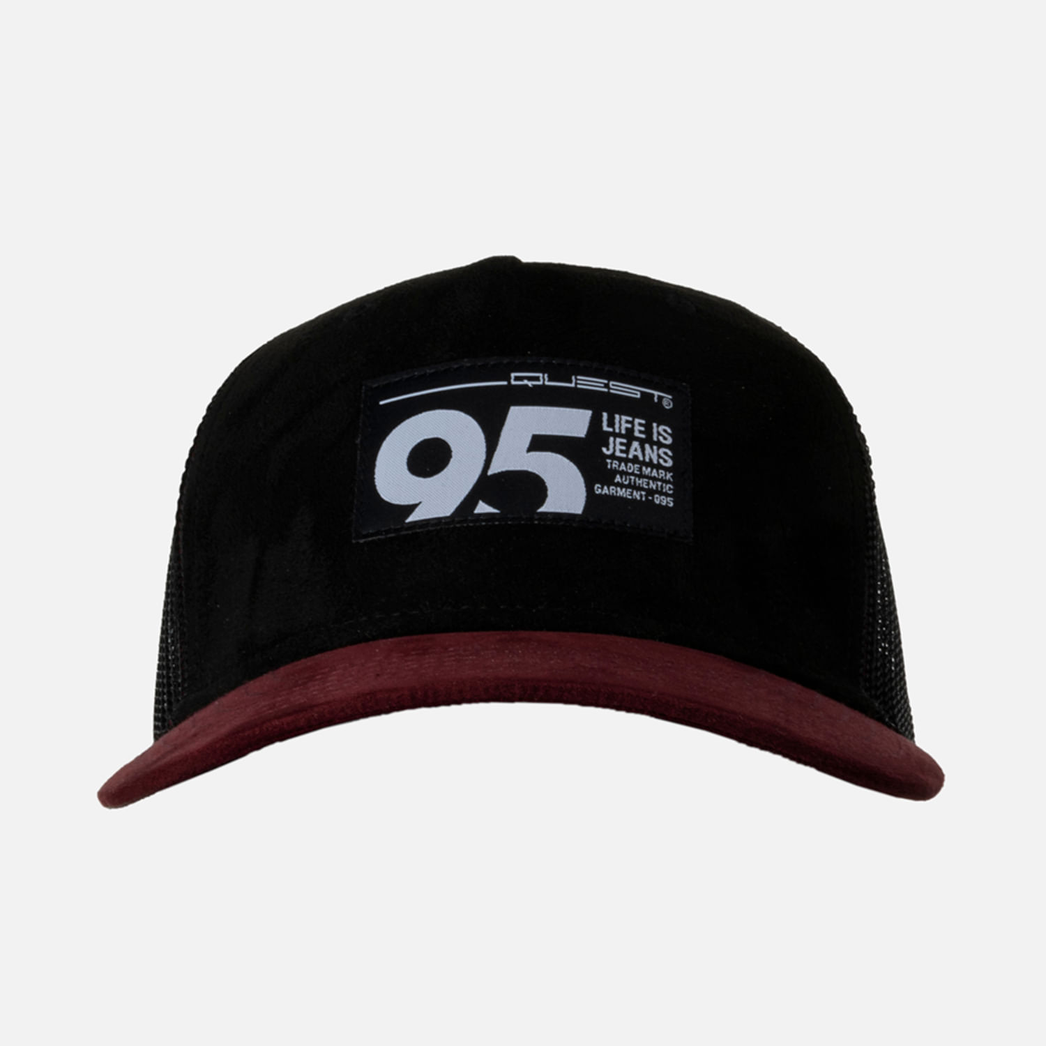 GORRA CAMIONERA COLOR NEGRO PARA HOMBRE - quest