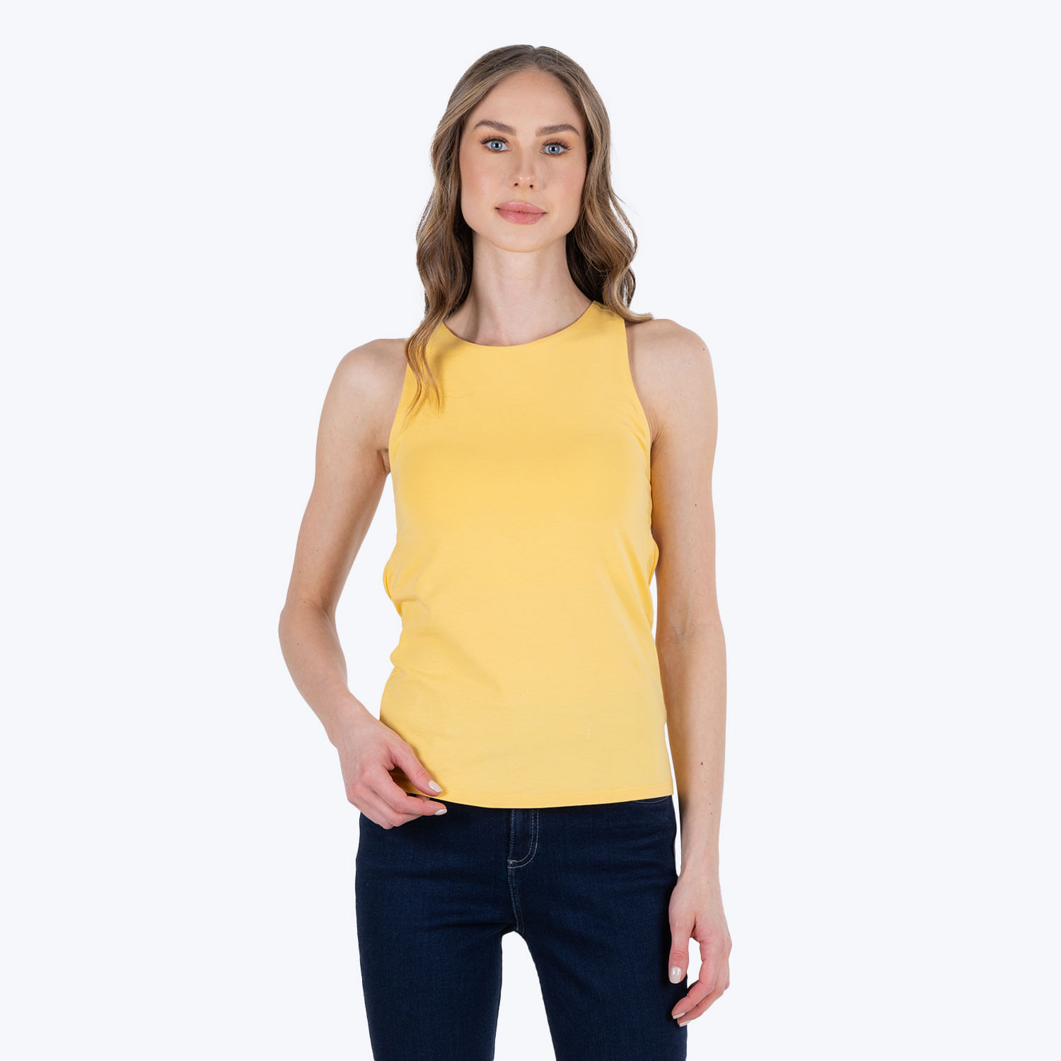 Blusa Manga Sisa Color Amarillo Atardecer Para Mujer