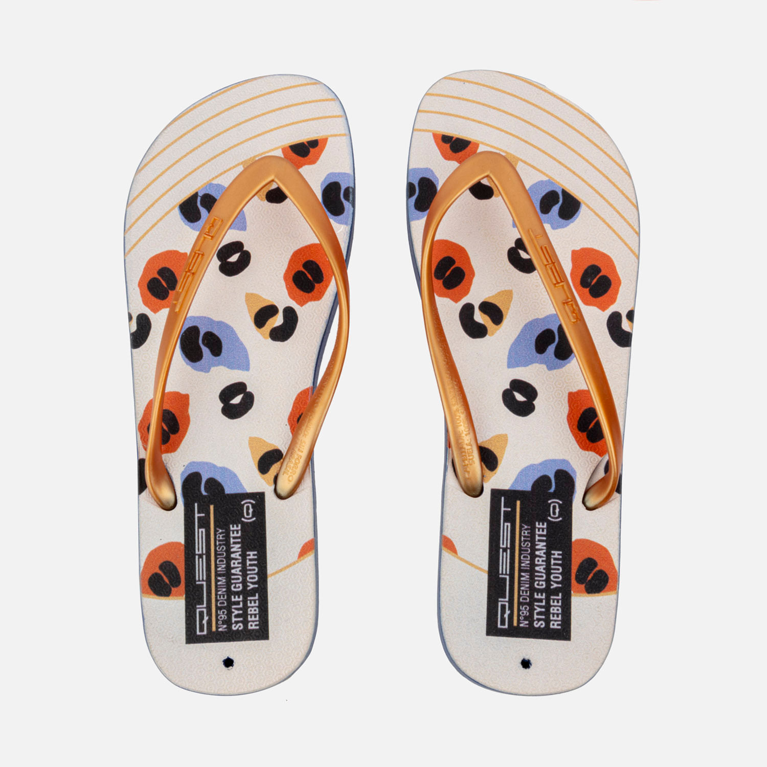 Sandalias Tres Puntadas Color Beige Medio Para Mujer