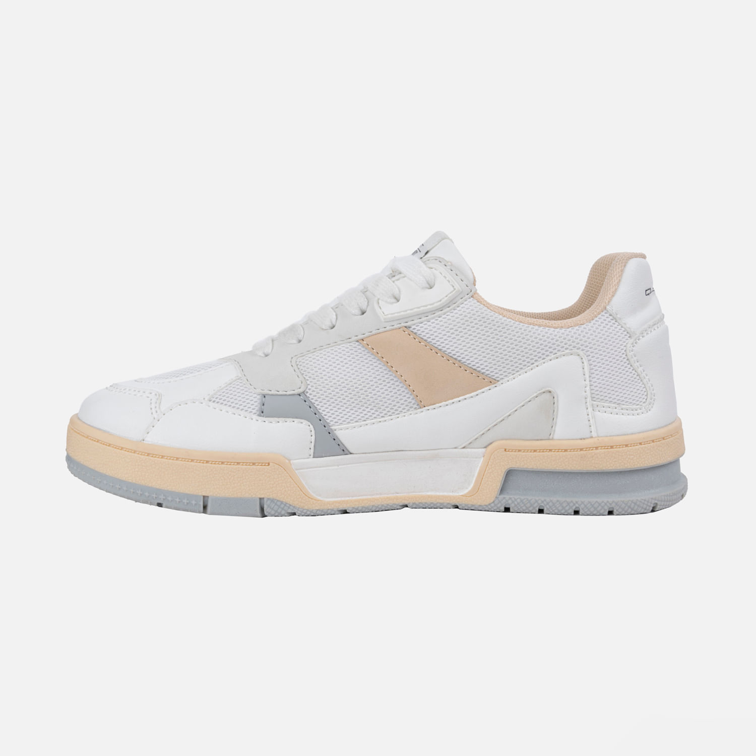 Zapatos Tenis Color Blanco Blanco Para Mujer