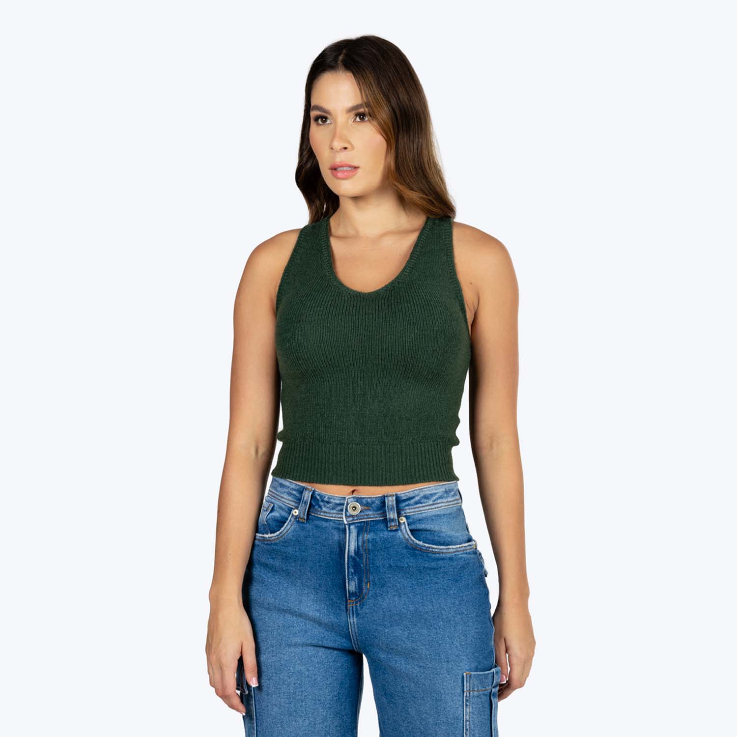 Blusa Manga Sisa Color Verde Cali Para Mujer