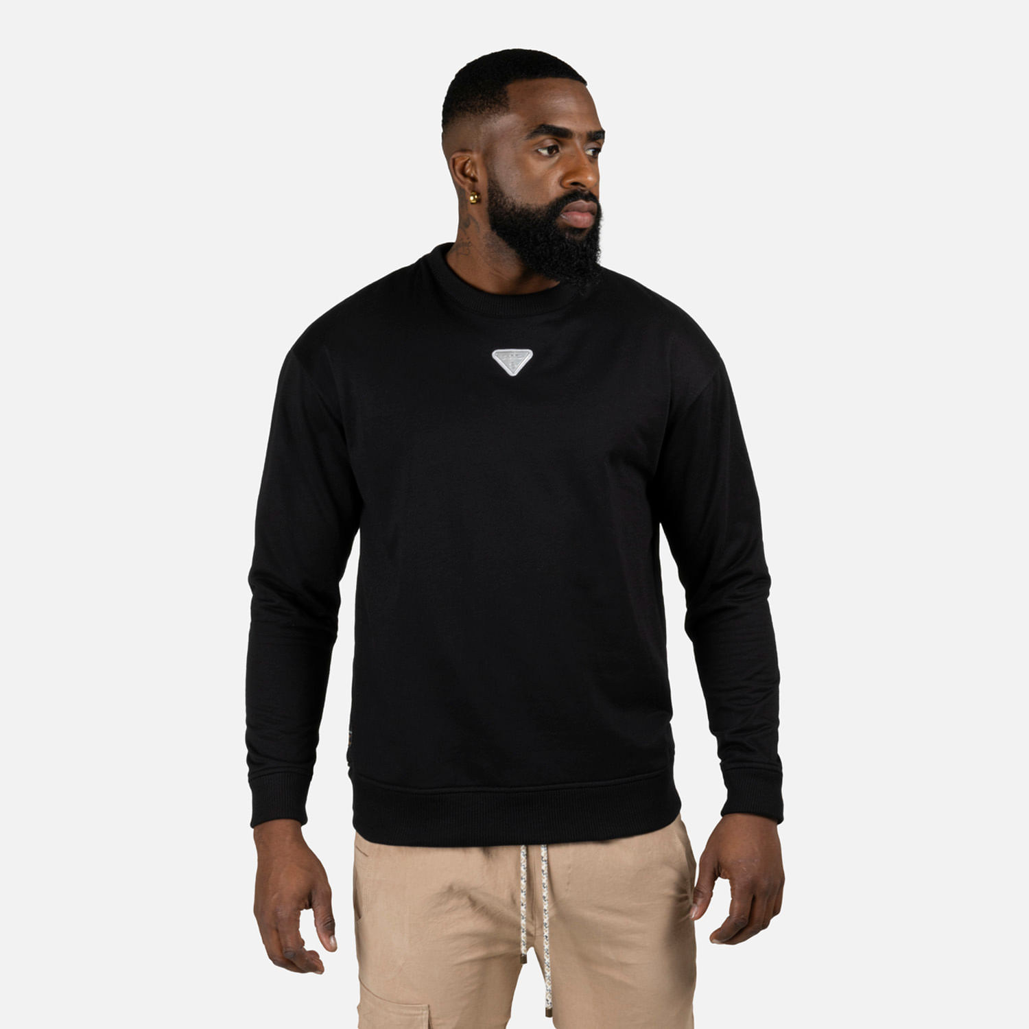 Buzo Cerrado Color Negro Para Hombre