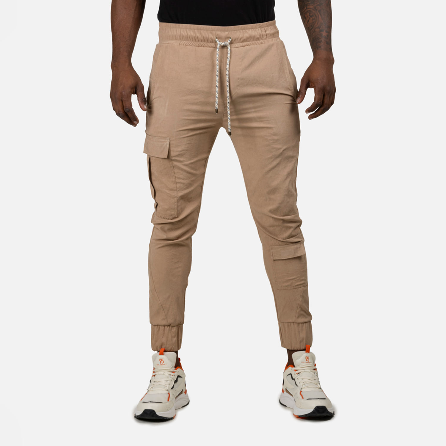 Pantalon Jogg Color Kaki Para Hombre