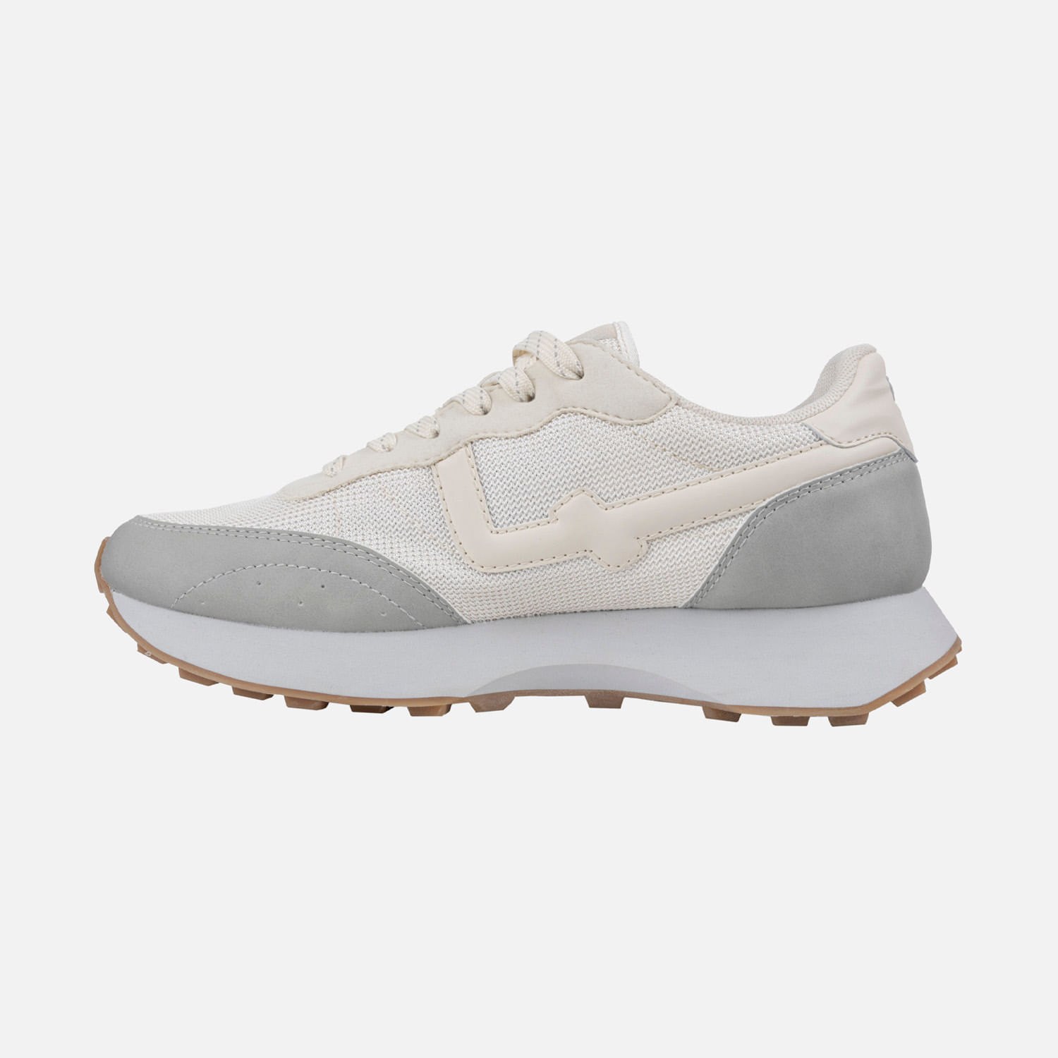 Zapatos Tenis Color Beige Para Hombre