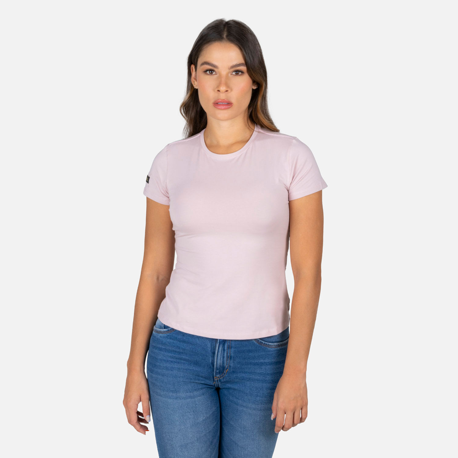 CAMISETA PREMIUM MANGA CORTA COLOR NEGRO PARA MUJER - quest