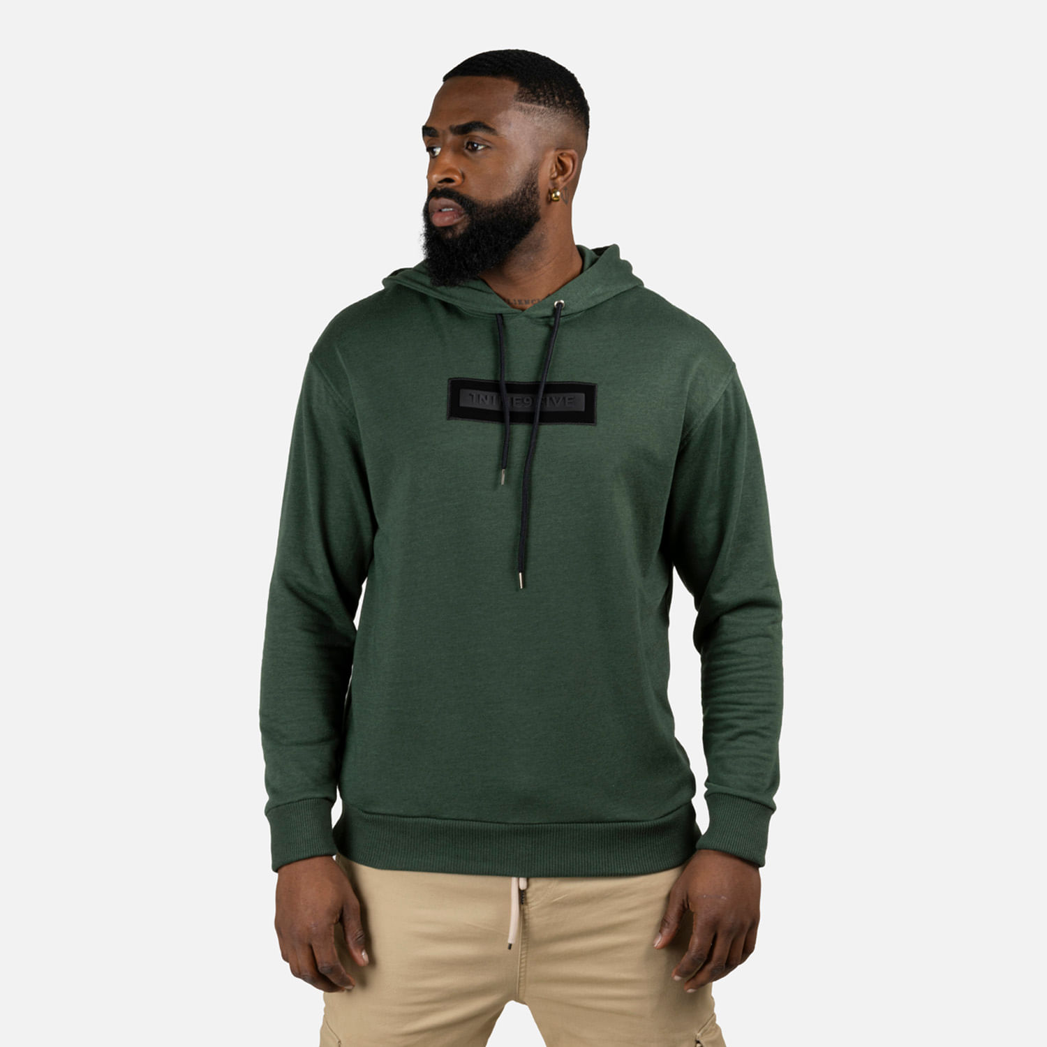Buzo Cerrado Color Verde Militar Para Hombre