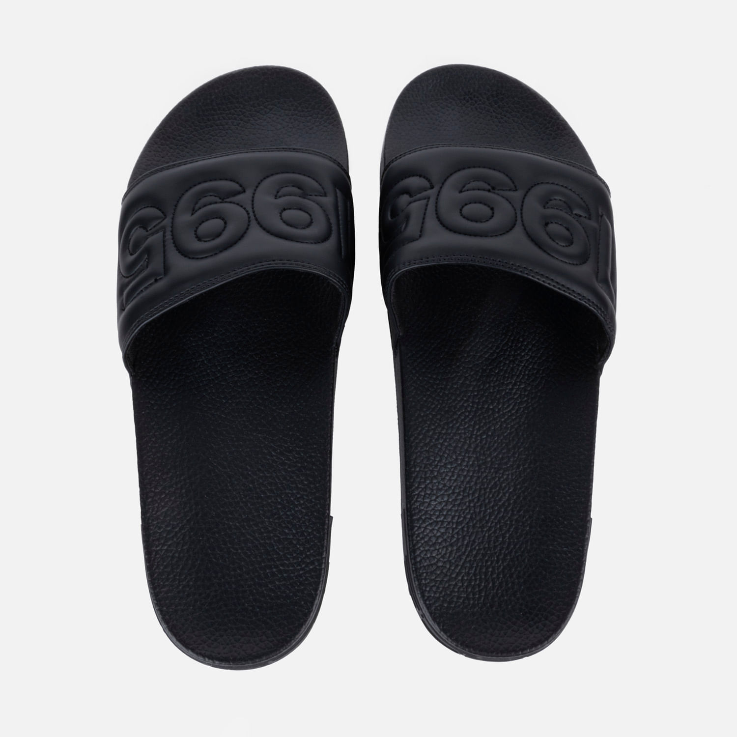 Sandalias Tipo Pala Color Negro Para Hombre