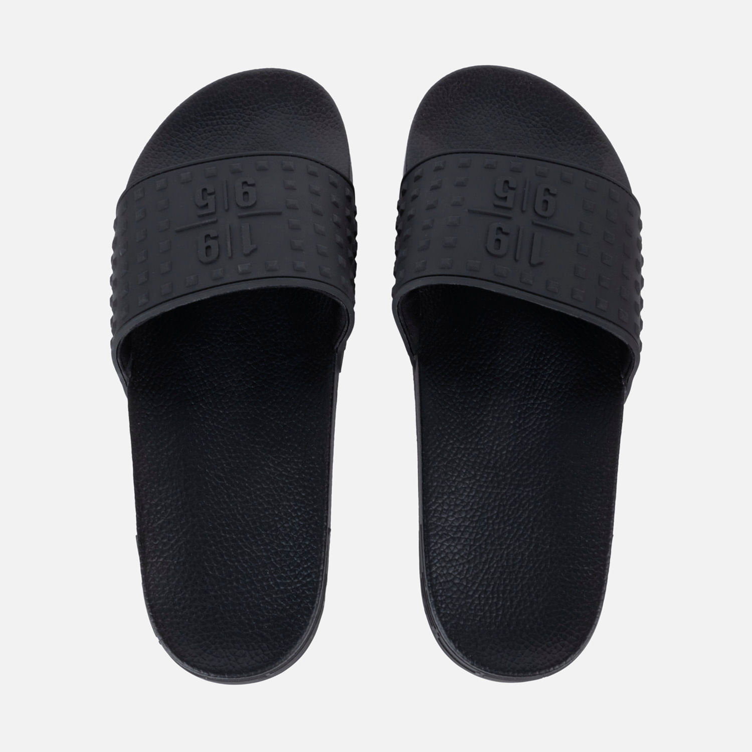 Sandalias Tipo Pala Color Negro Para Hombre