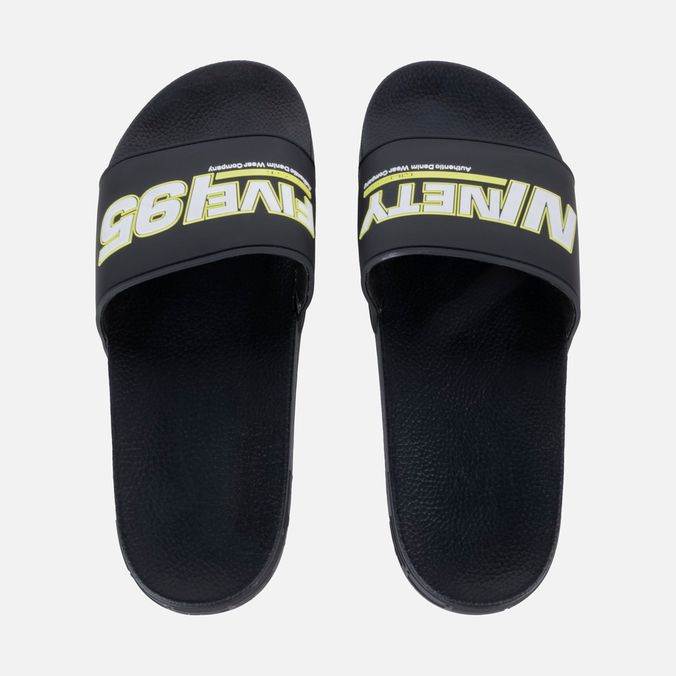 Sandalias Tipo Pala Color Negro Para Hombre