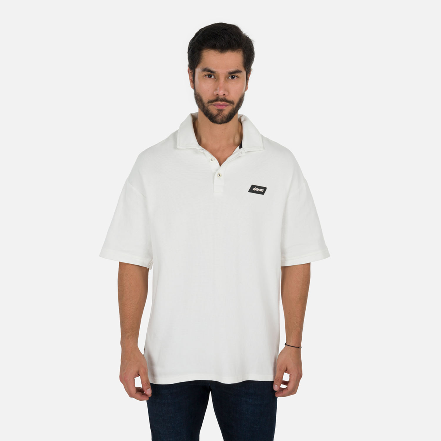 Polo Manga Corta Color Ivory Para Hombre