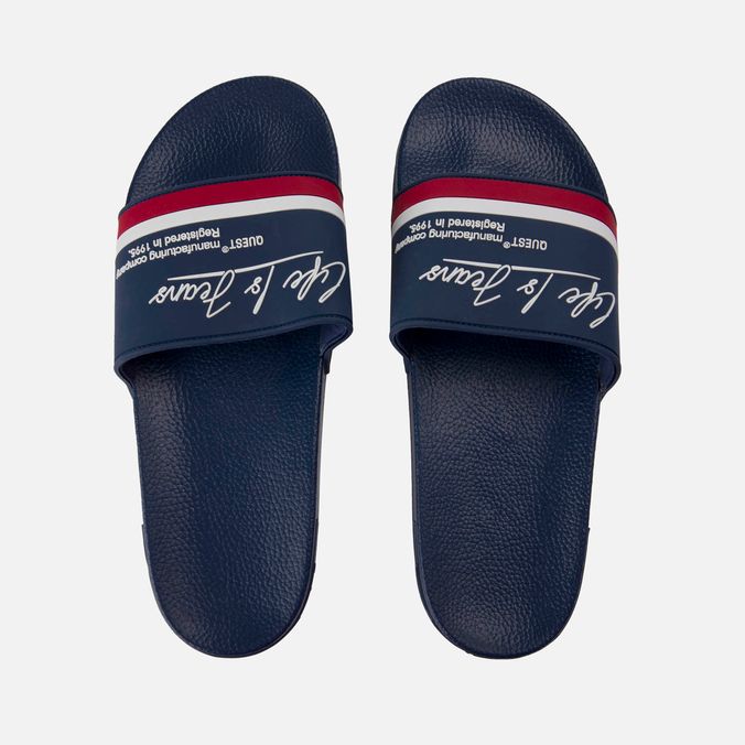 Sandalias Tipo Pala Color Azul Oscuro Para Hombre