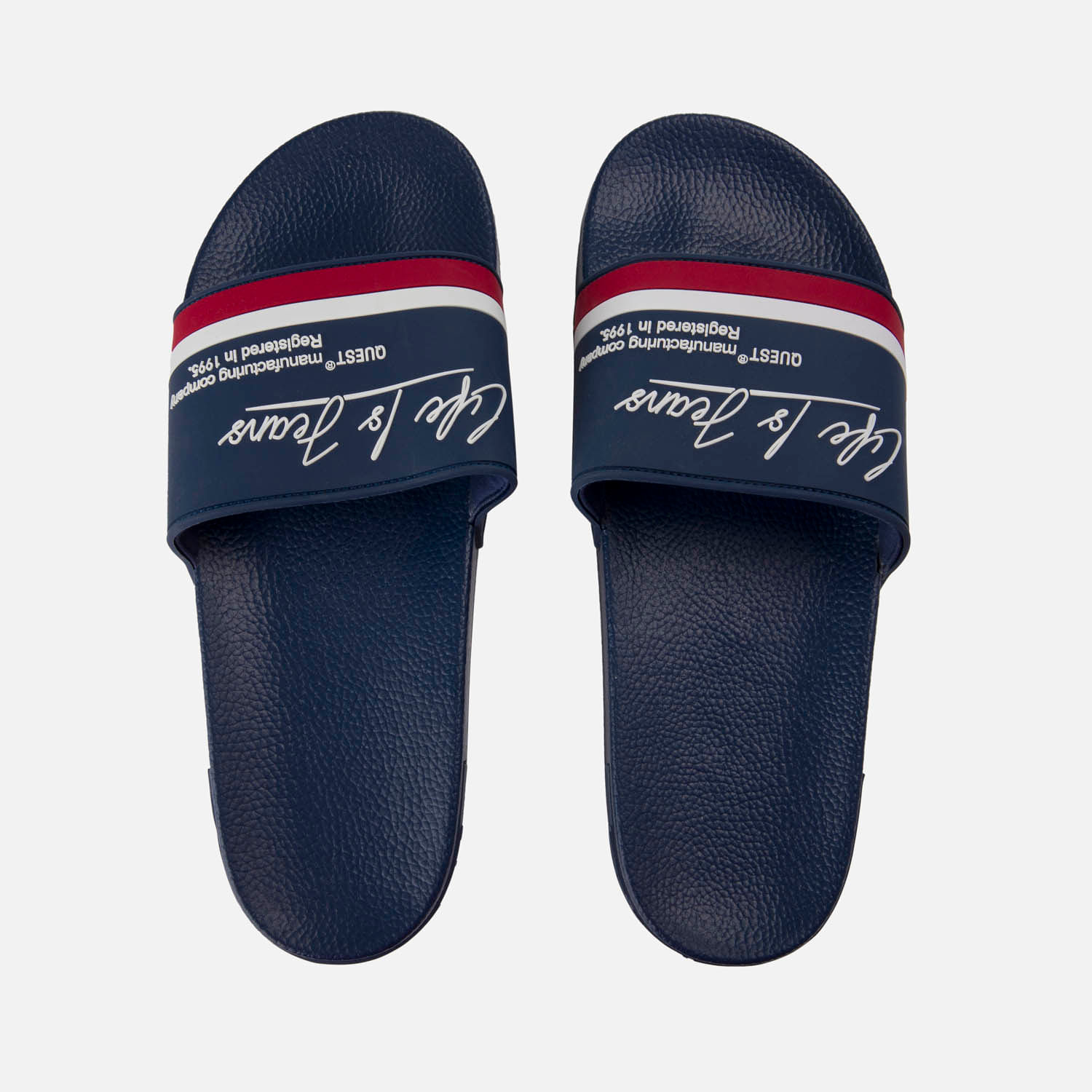 Sandalias Tipo Pala Color Azul Oscuro Para Hombre