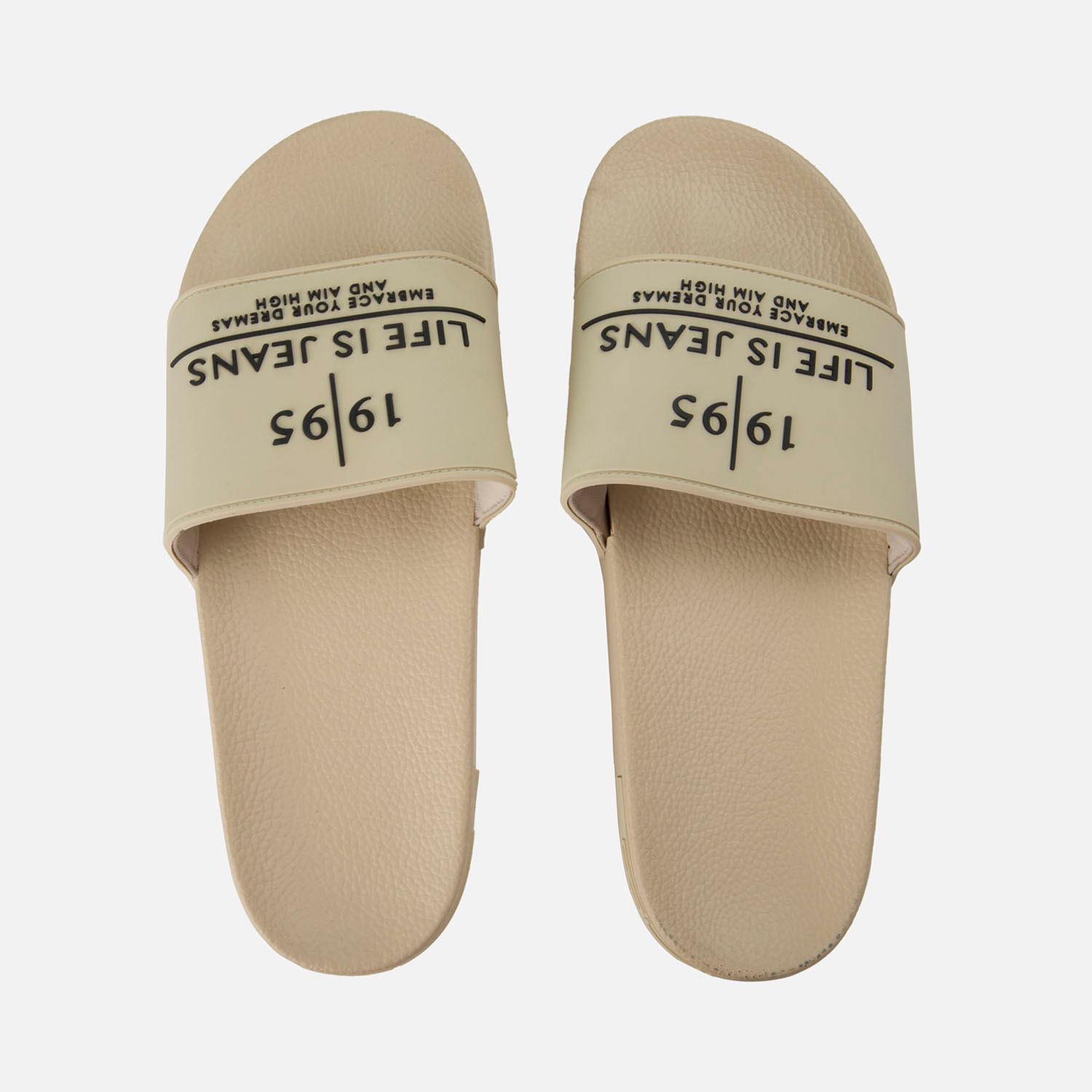 Sandalias Tipo Pala Color Arena Para Hombre