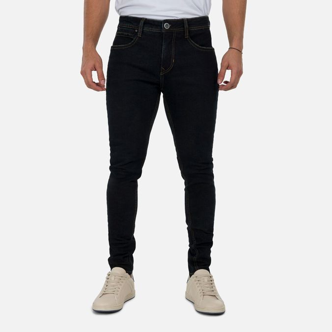 Jean Skinny Color Azul Industry Para Hombre