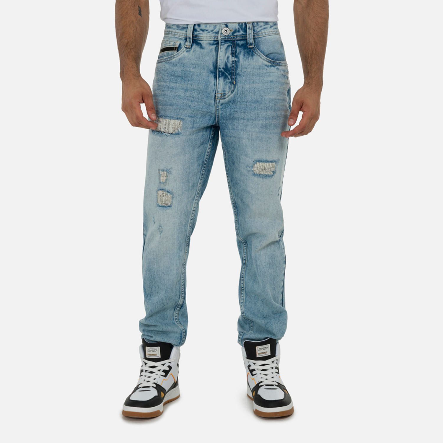 Jean Regular Color Azul Oscuro Para Hombre