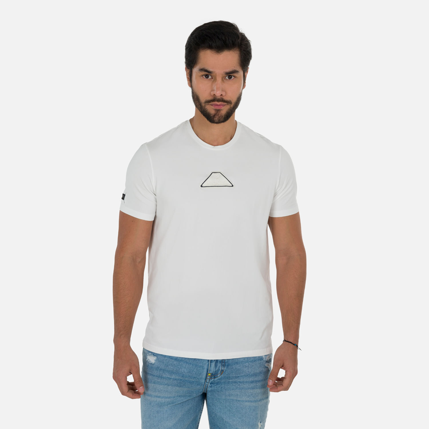 Camiseta Premium Manga Corta Color Ivory Para Hombre