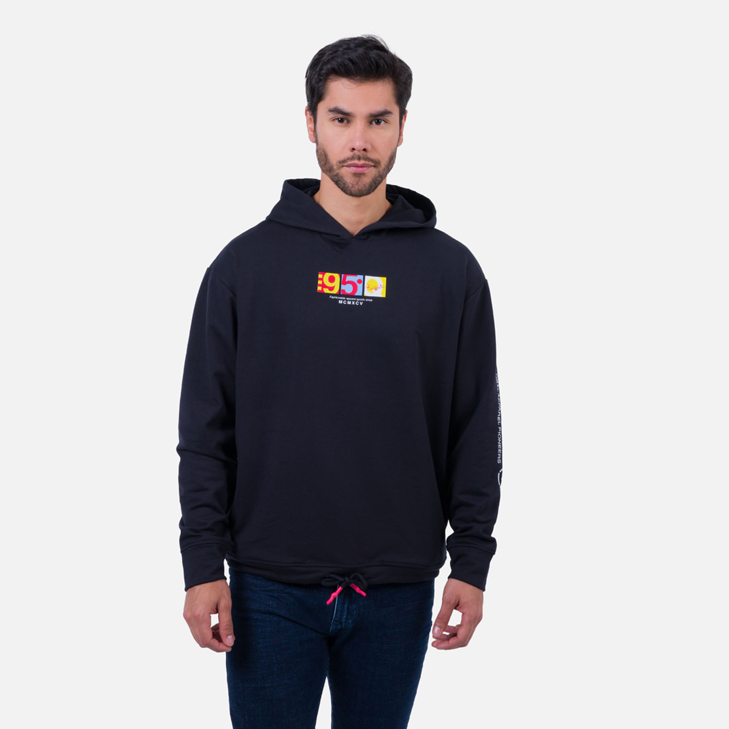 Buzo Cerrado Color Negro Para Hombre
