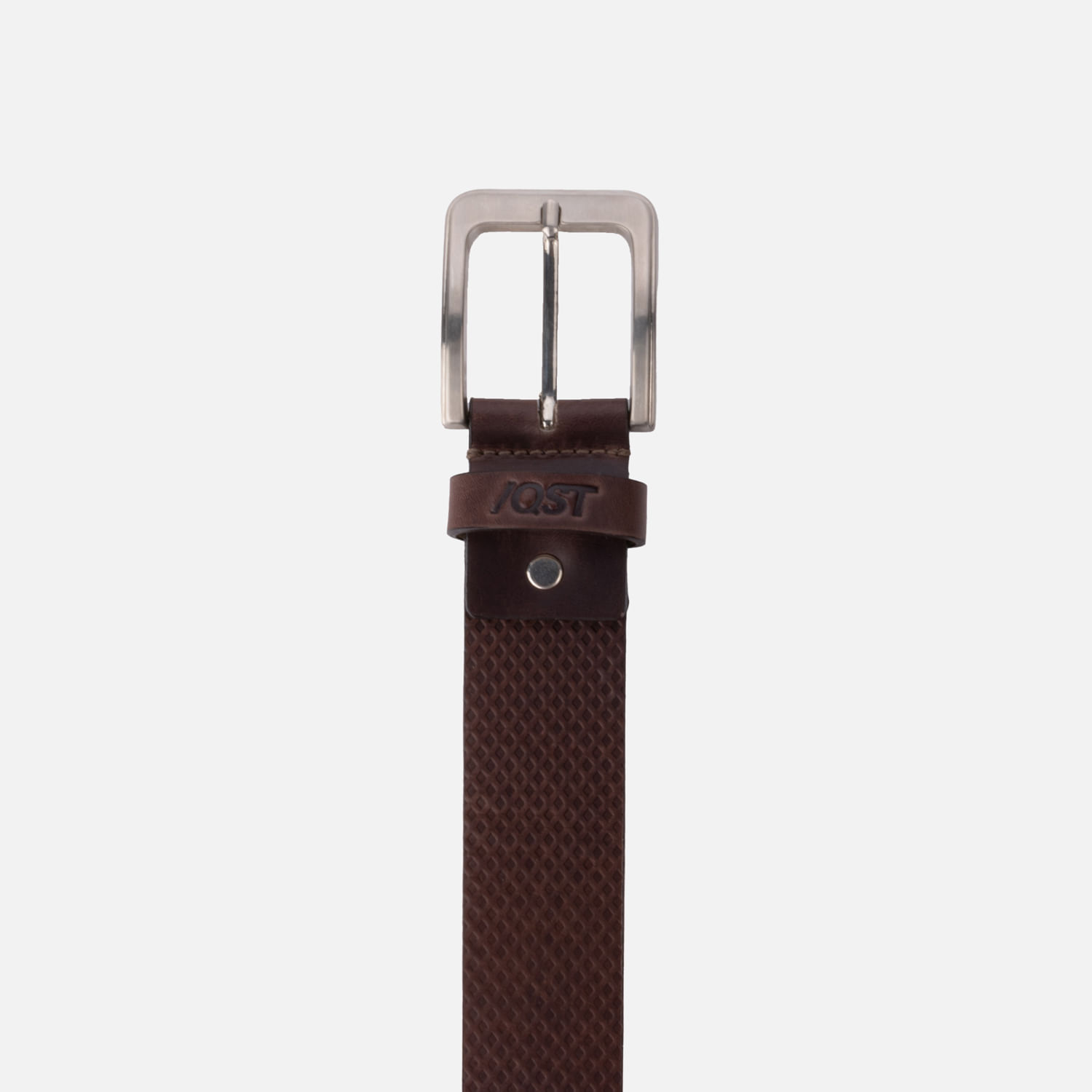 Correa Cuero Color Café Para Hombre