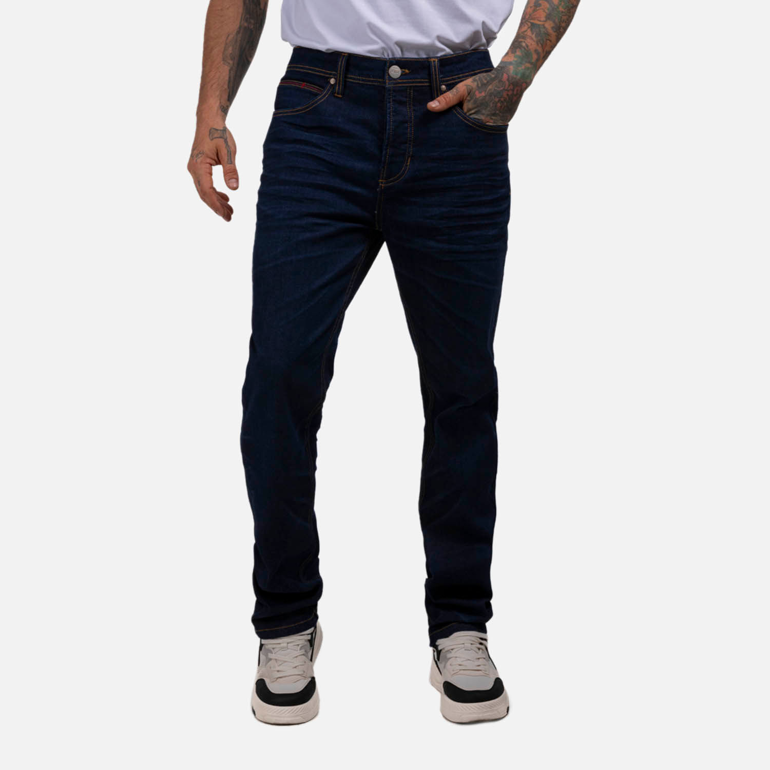 Jean Regular Color Azul Industry Para Hombre