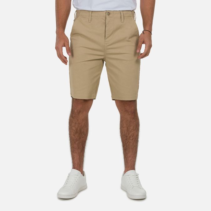 Bermuda Tipo Chino Color Beige Para Hombre