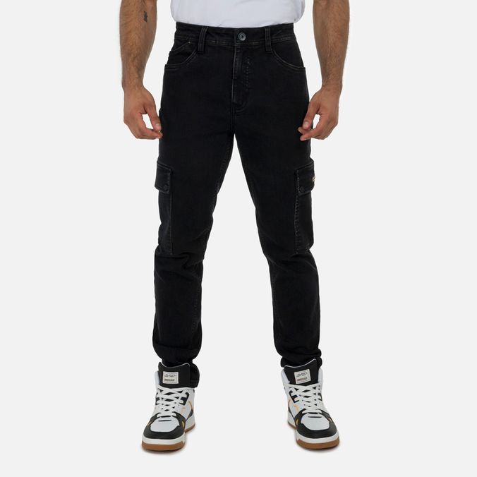 Jean Regular Color Negro Para Hombre