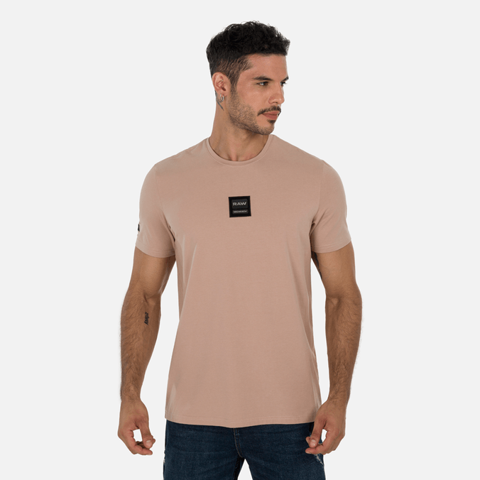 Camiseta Premium Manga Corta Color Warm Taup Para Hombre