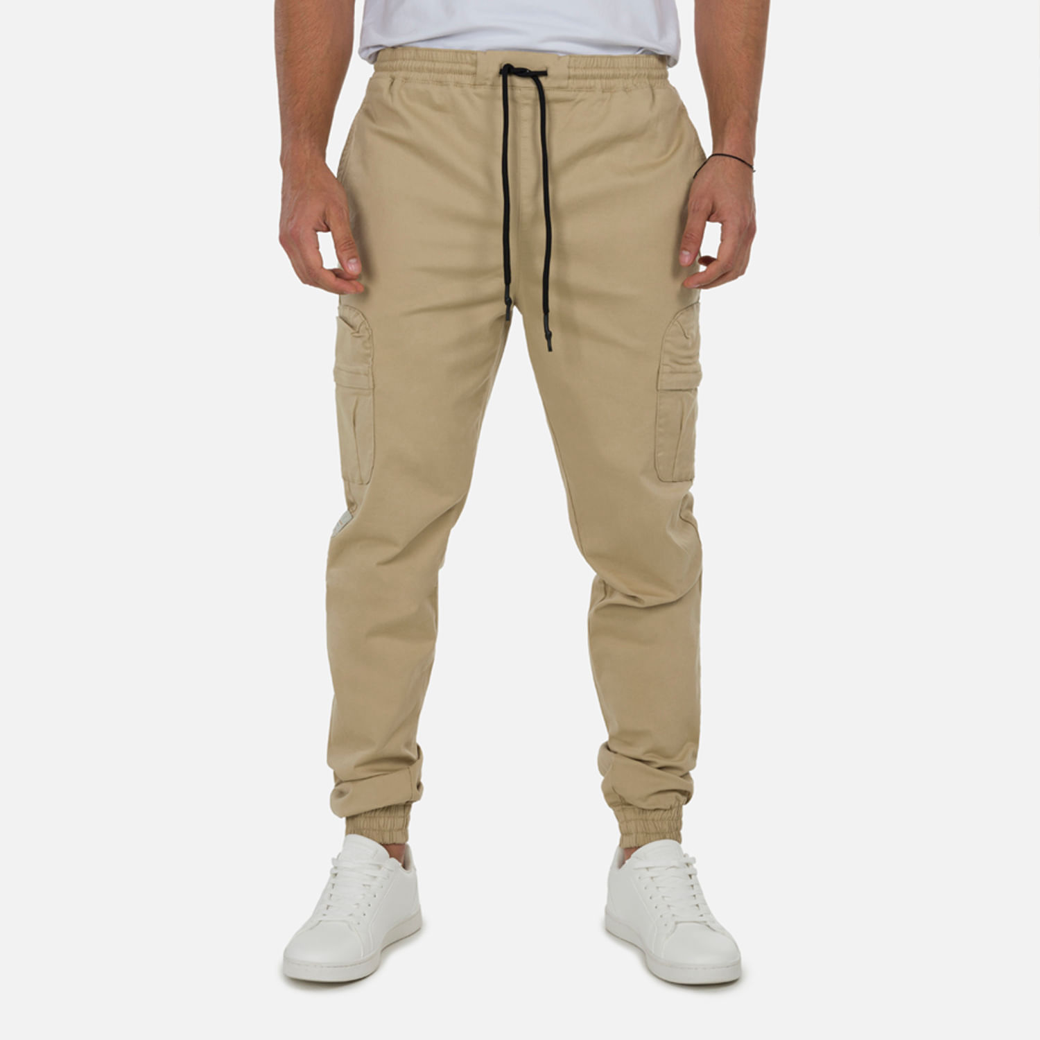Pantalon Jogg Color Beige Para Hombre