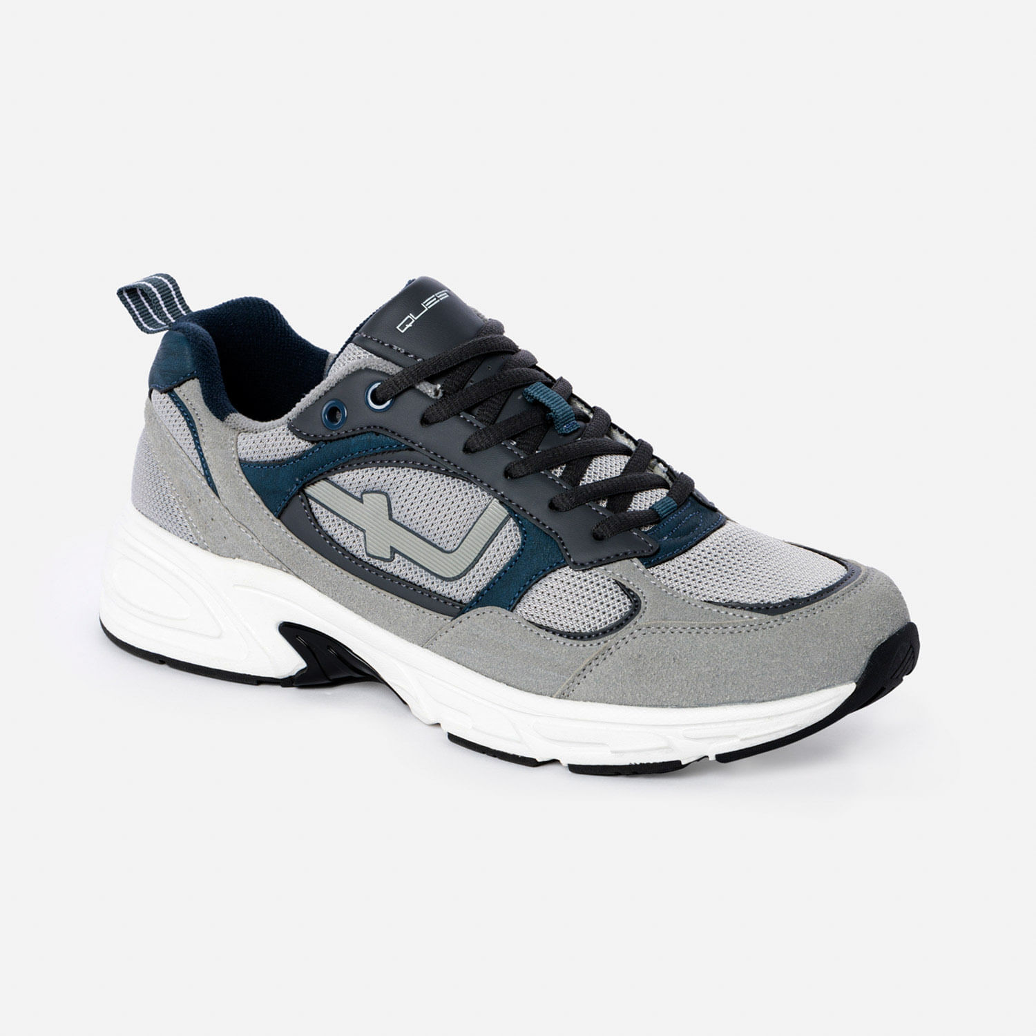 Zapatos Tenis Color Gris Claro Para Hombre