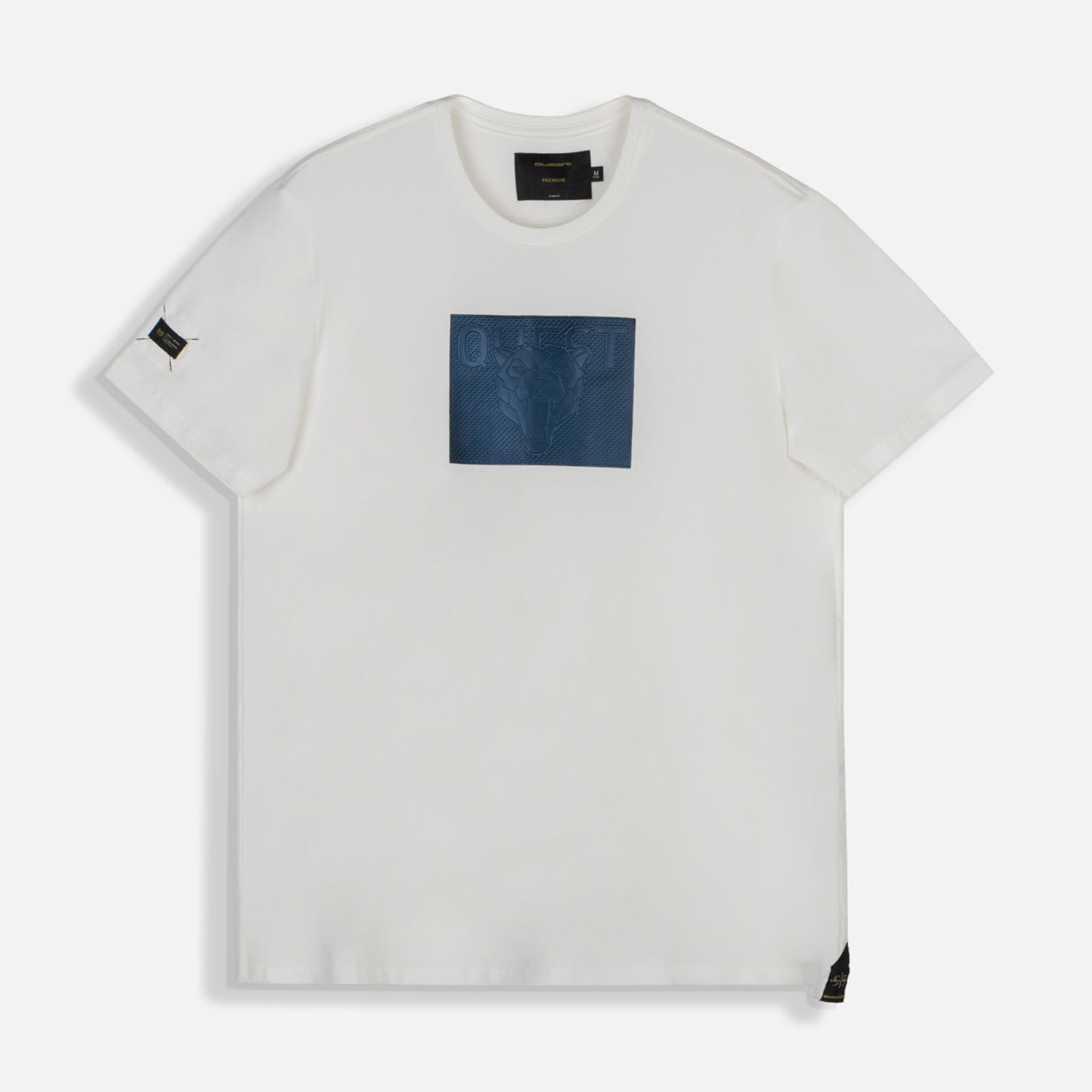 Camiseta Premium Manga Corta Color Ivory Para Hombre