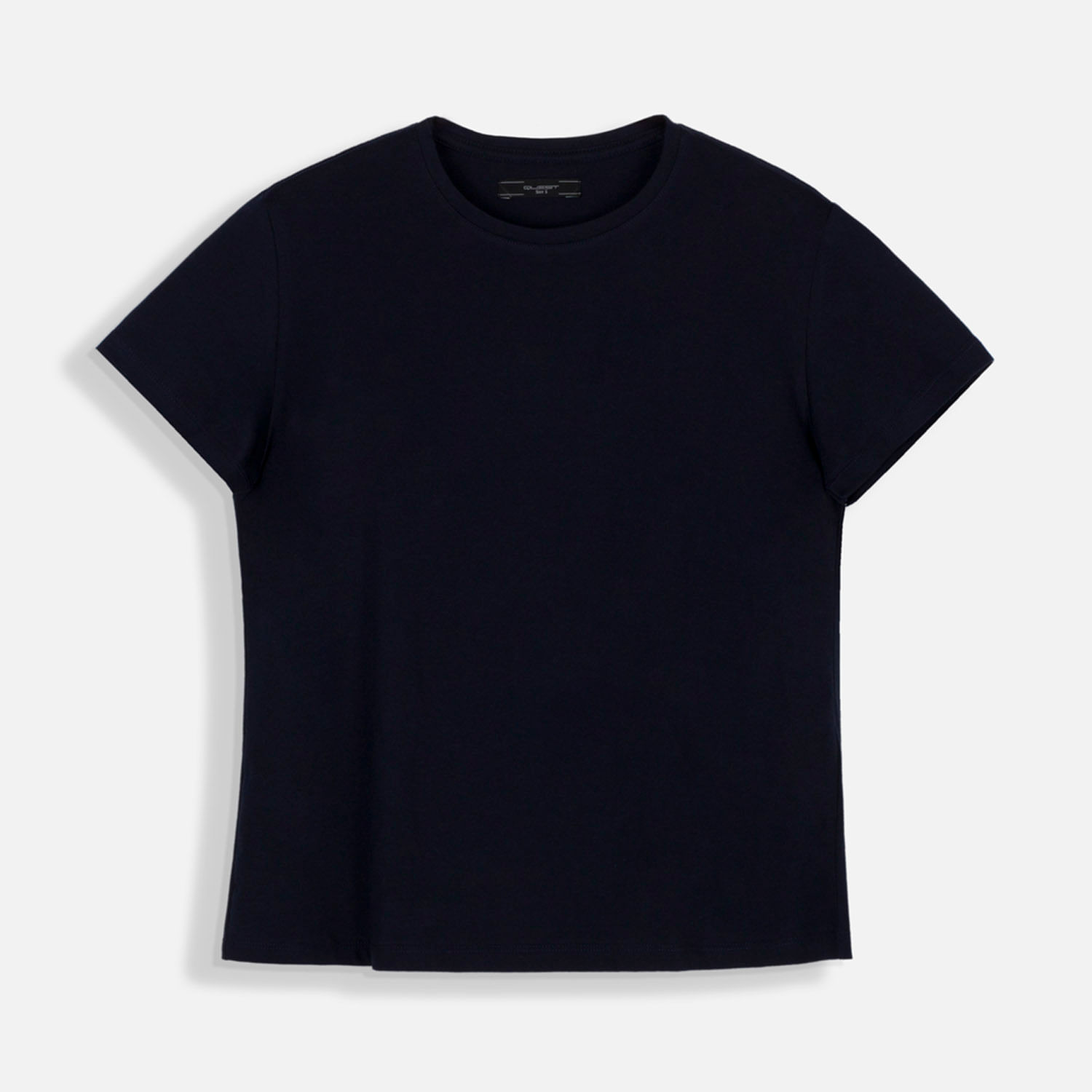 Camiseta Estampado Localizado Color Azul Oscuro Para Mujer