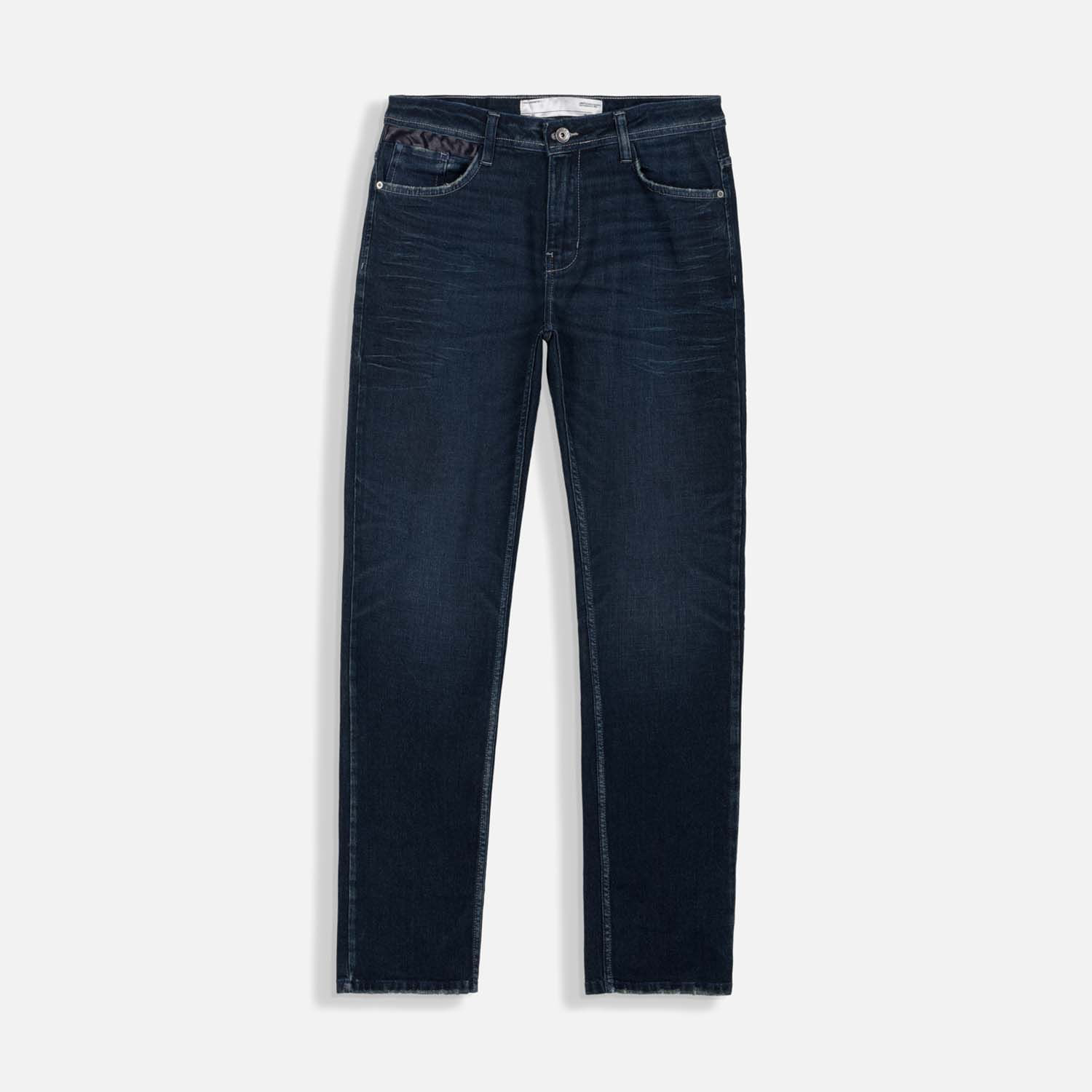 Jean Regular Color Azul Oscuro Para Hombre