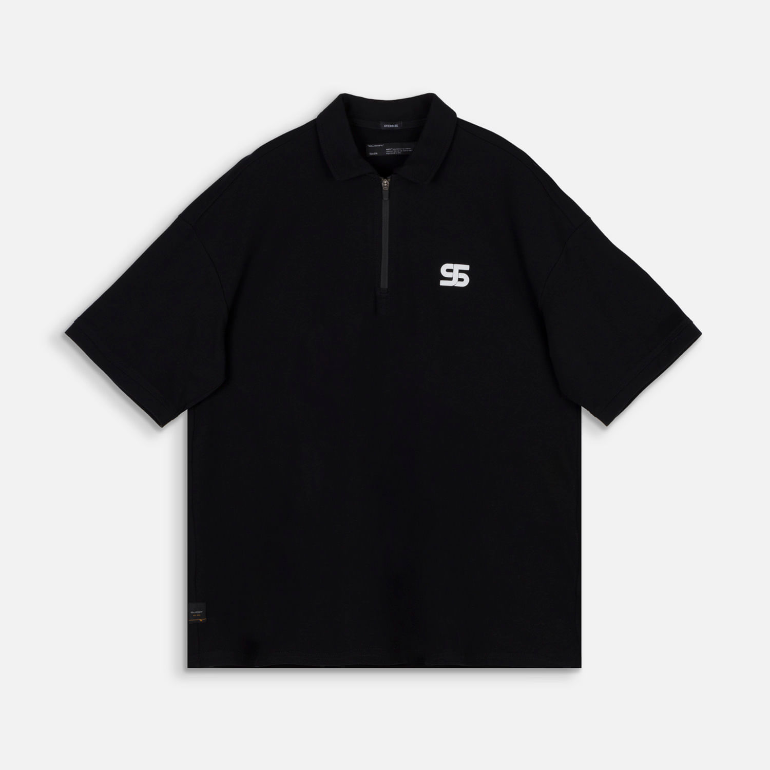 Polo Manga Corta Color Negro Para Hombre