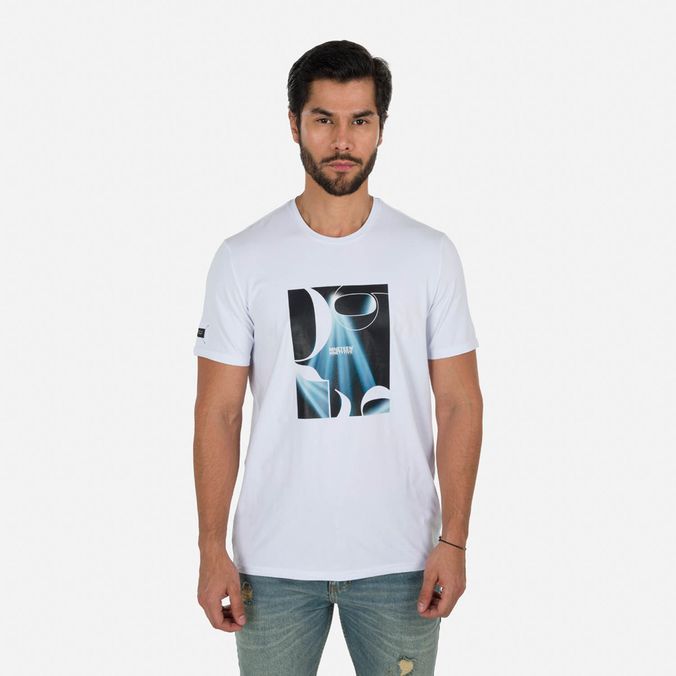 Camiseta Premium Manga Corta Color Blanco Para Hombre