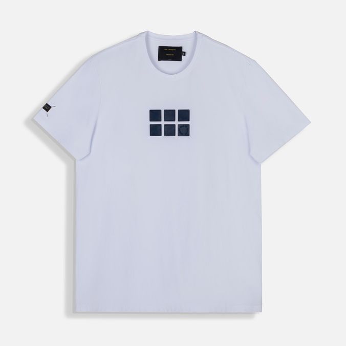 Camiseta Premium Manga Corta Color Blanco Blanco Para Hombre