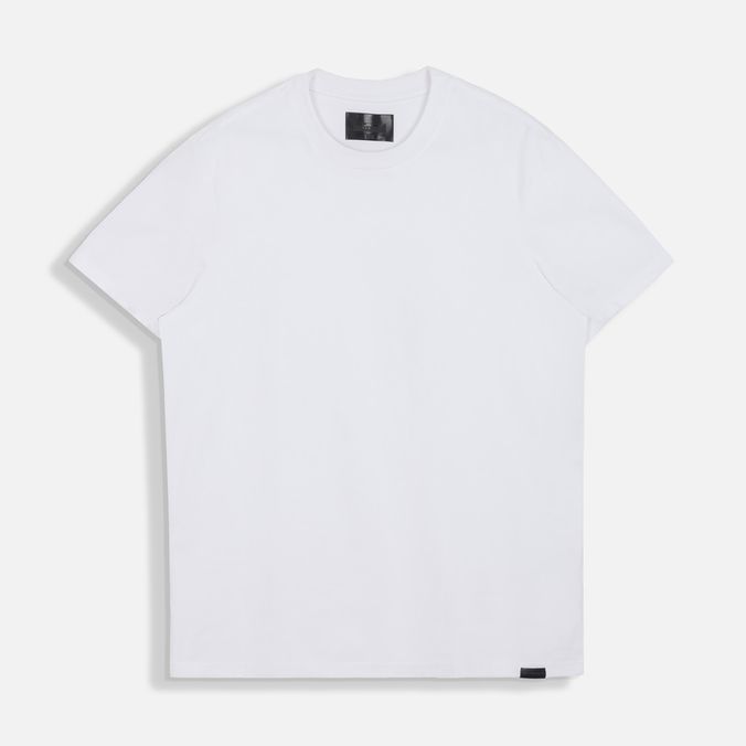 Camiseta Premium Manga Corta Color Blanco Blanco Para Hombre