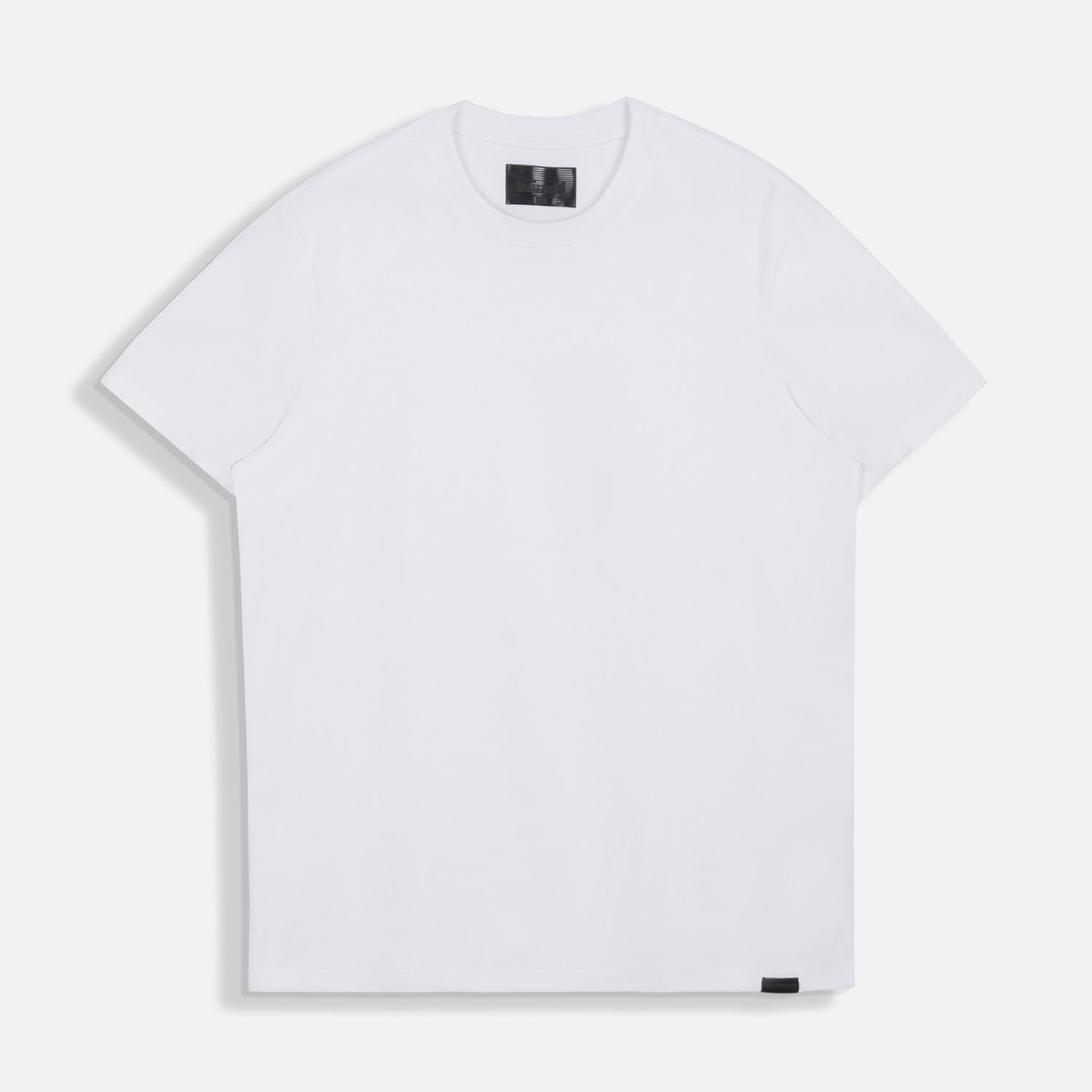Camiseta Premium Manga Corta Color Blanco Blanco Para Hombre